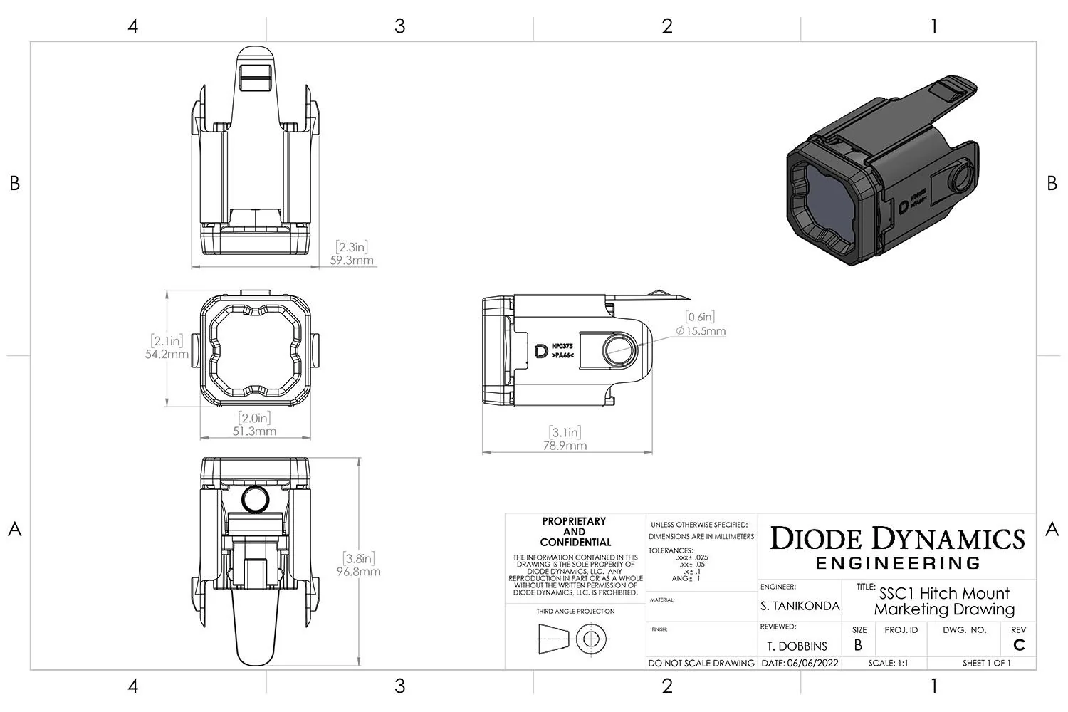 Diode Dynamics HitchMount LED Pod Reverse Kit For 4Runner (2010-2025) - Image 8