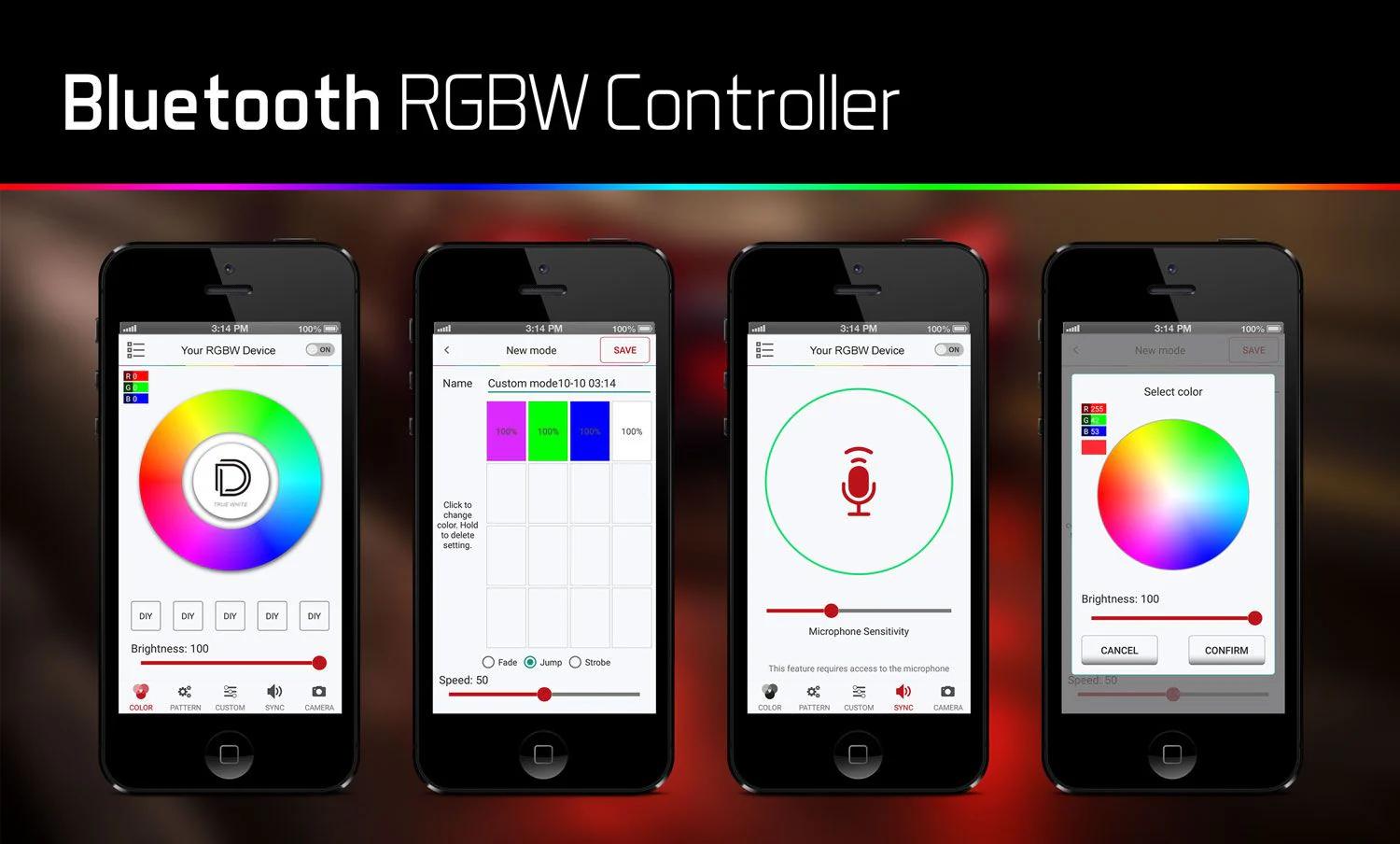 Diode Dynamics M8 RGBW Bluetooth Controller - Image 5