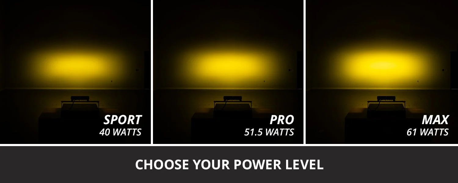 Diode Dynamics SS10 SAE/DOT Yellow LED Light Bar For 4Runner - Image 4