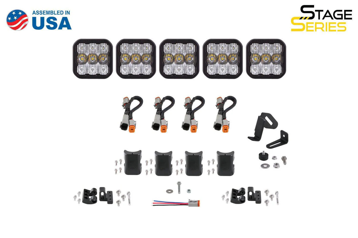Diode Dynamics SS5 CrossLink 5-Pod Light Bar - Image 4