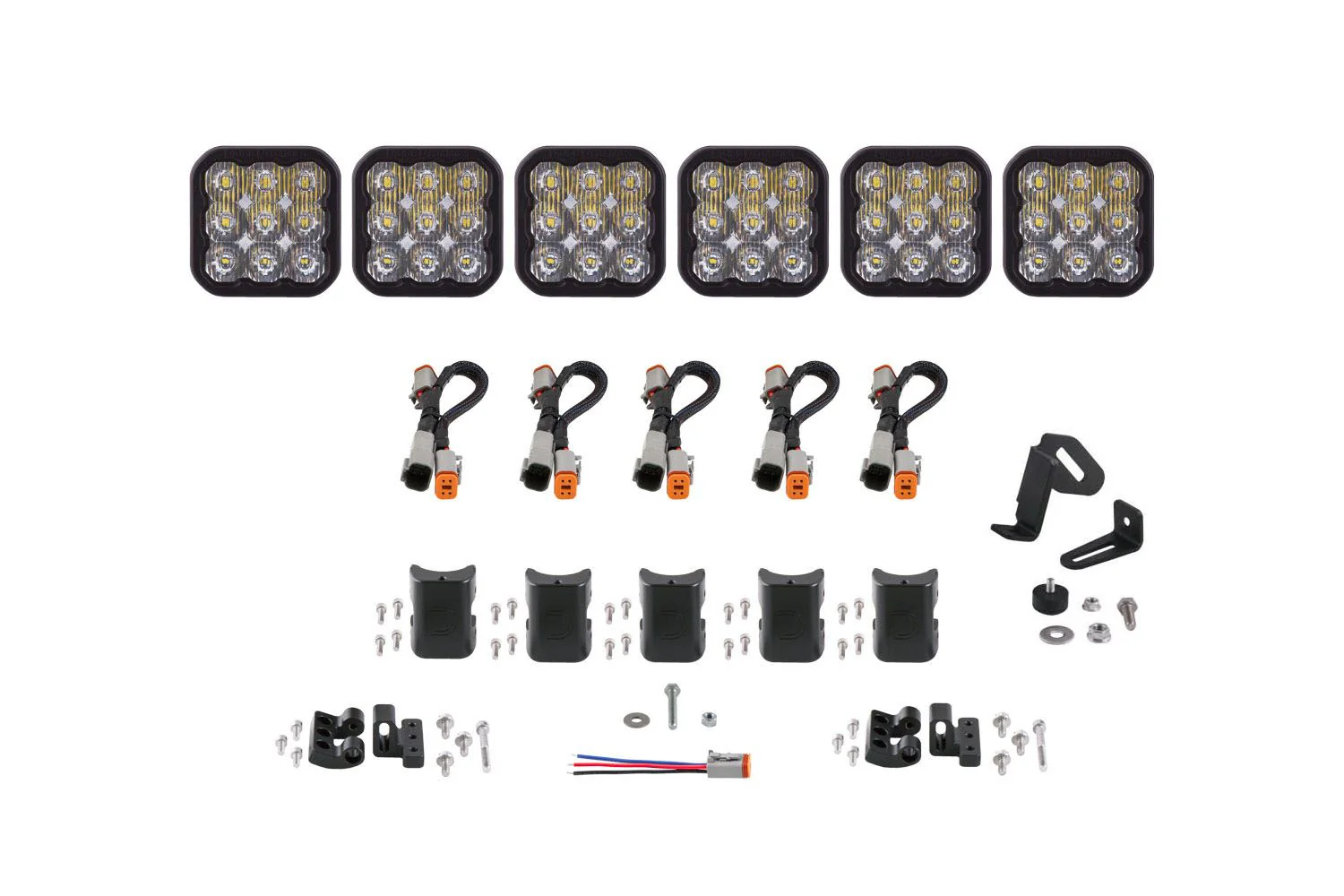 Diode Dynamics SS5 CrossLink 6-Pod LED Light Bar - Image 3