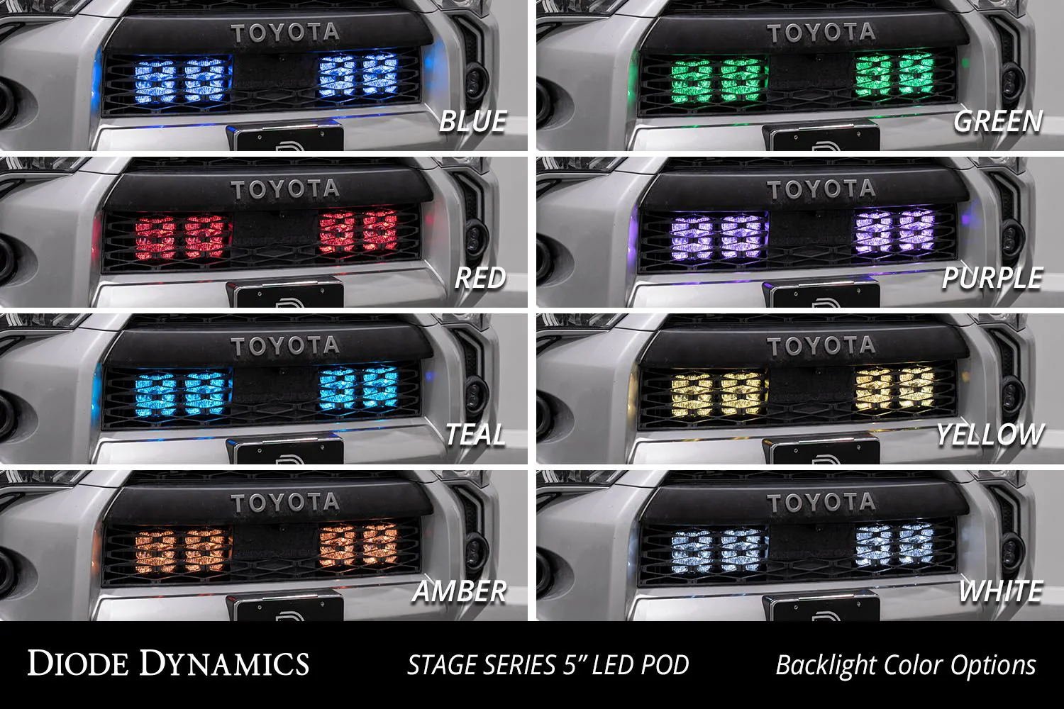 Diode Dynamics SS5 Stealth Grille LED Pod Kit For 4Runner (2014-2024) - Image 7