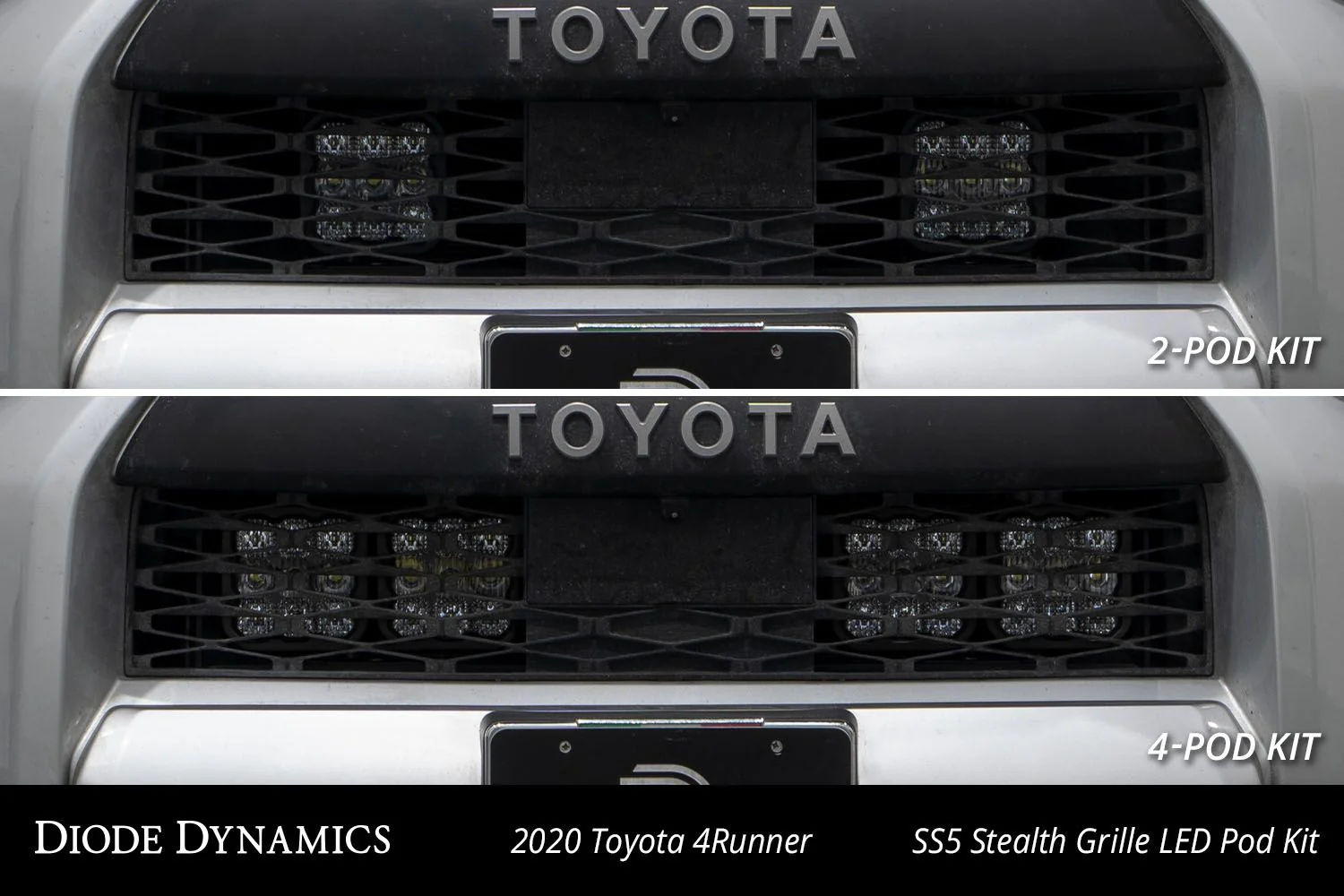 Diode Dynamics SS5 Stealth Grille LED Pod Kit For 4Runner (2014-2024) - Image 8
