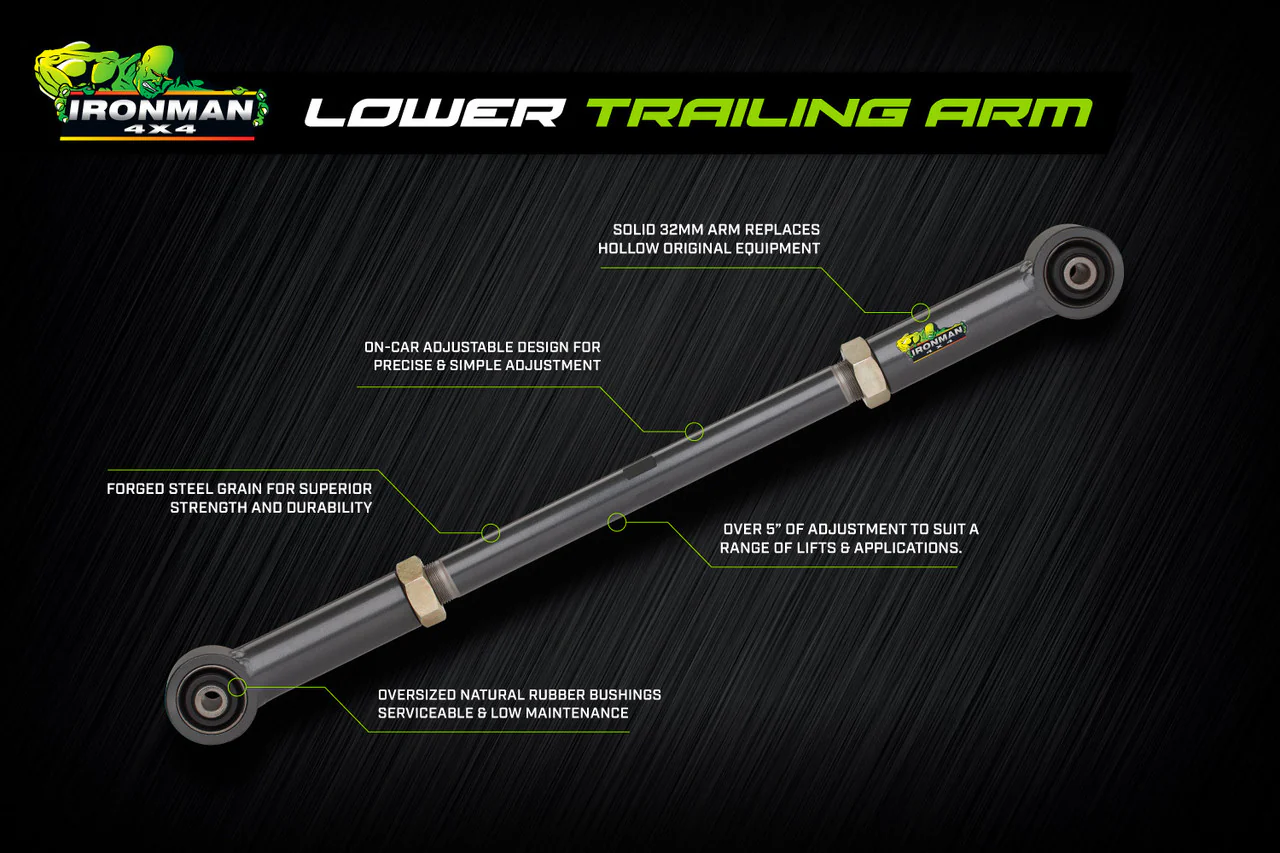 Ironman 4x4 Rear Adjustable Lower Trailing Arm For 4Runner (2003-2024) - Image 2