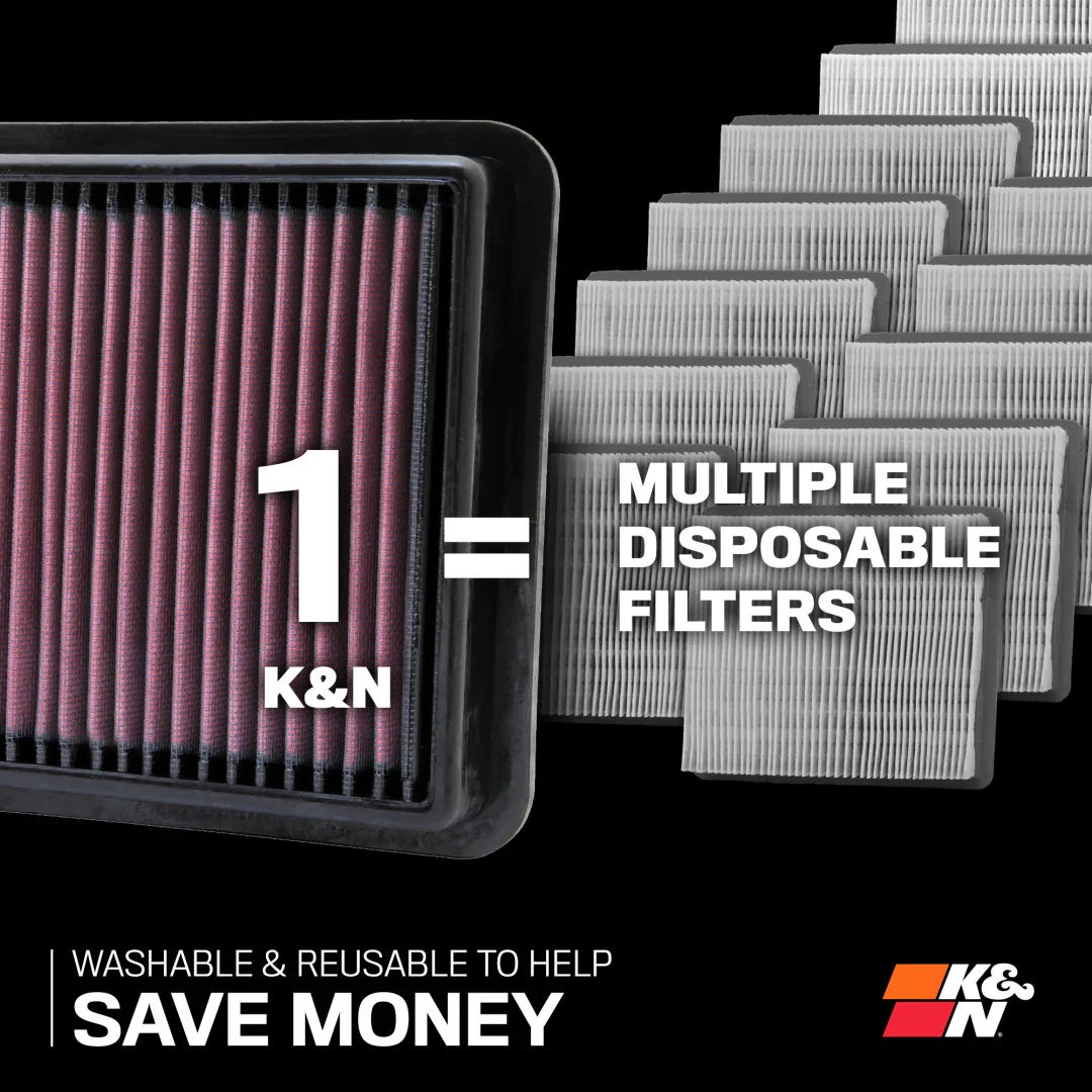 K&N Replacement Air Filter For 4Runner (2010-2024) - Image 6