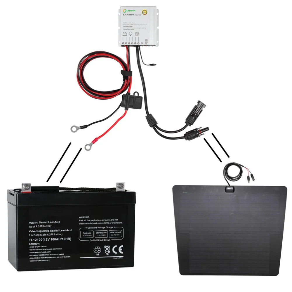 Lensun Solar 100W 12V Car Hood Solar Panel For 4Runner (2003-2024) - Image 9