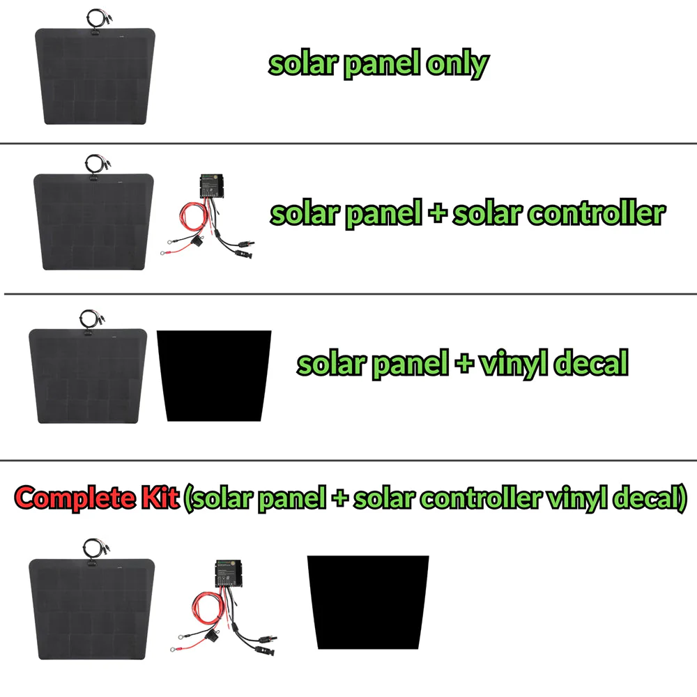 LensunSolar 100W Hood Flexible Solar Panel For 4Runner (2025-Current) - Image 5