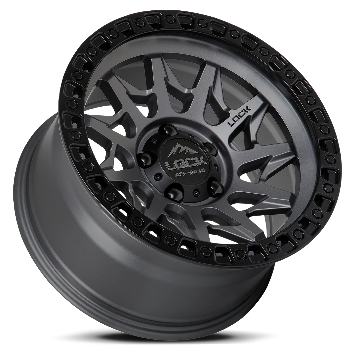 Lock Off-Road Wheels Lunatic Matte Grey - Image 3