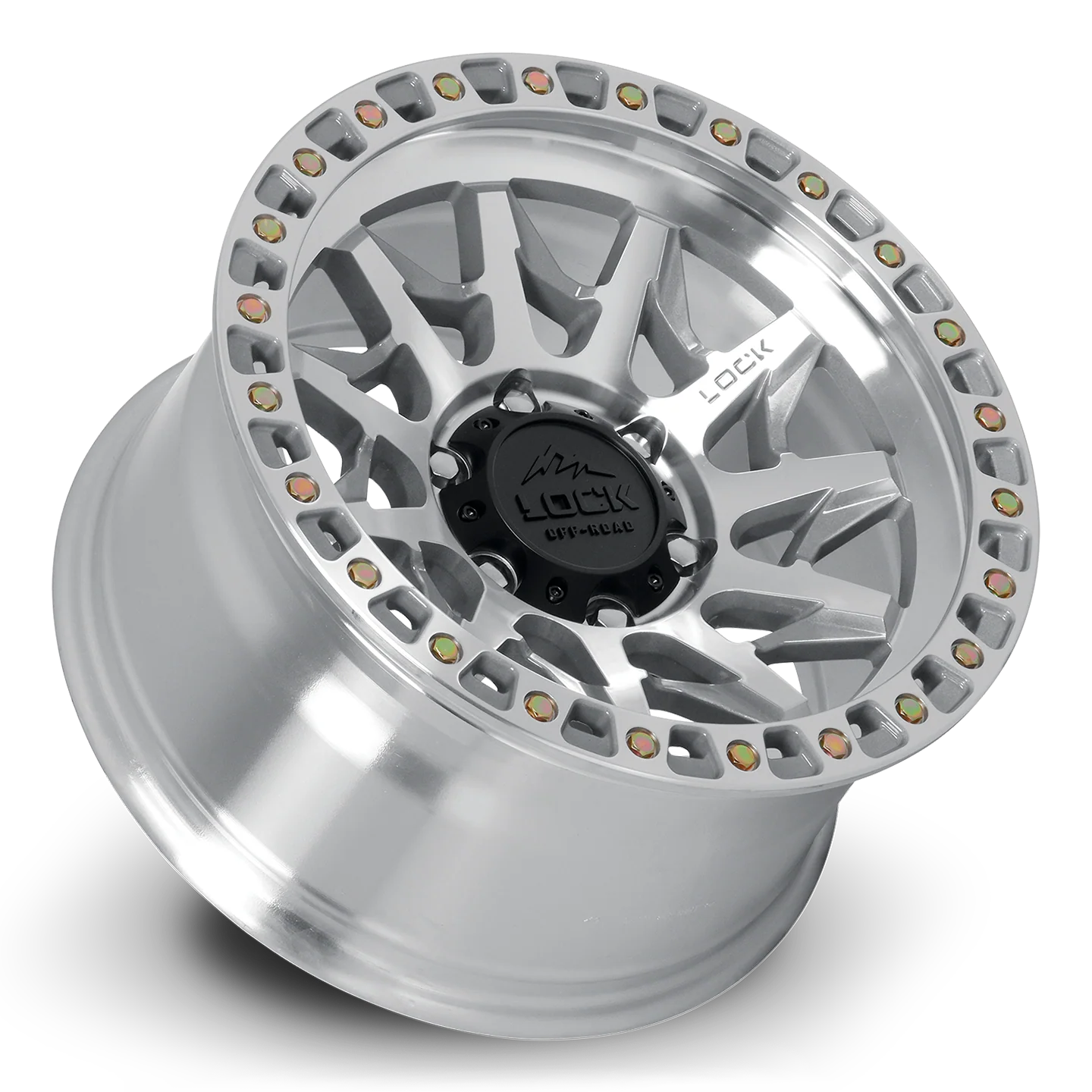 Lock Off-Road Wheels Lunatic Machine Face Polish - Image 3