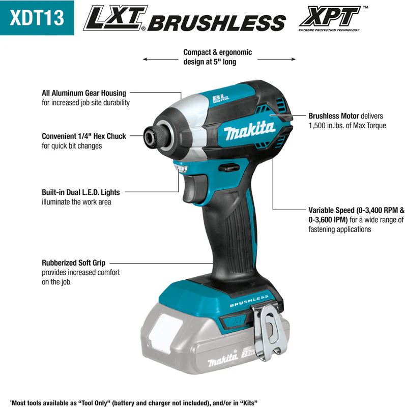 Makita 18V Impact Driver Kit (3.0Ah) - Image 4