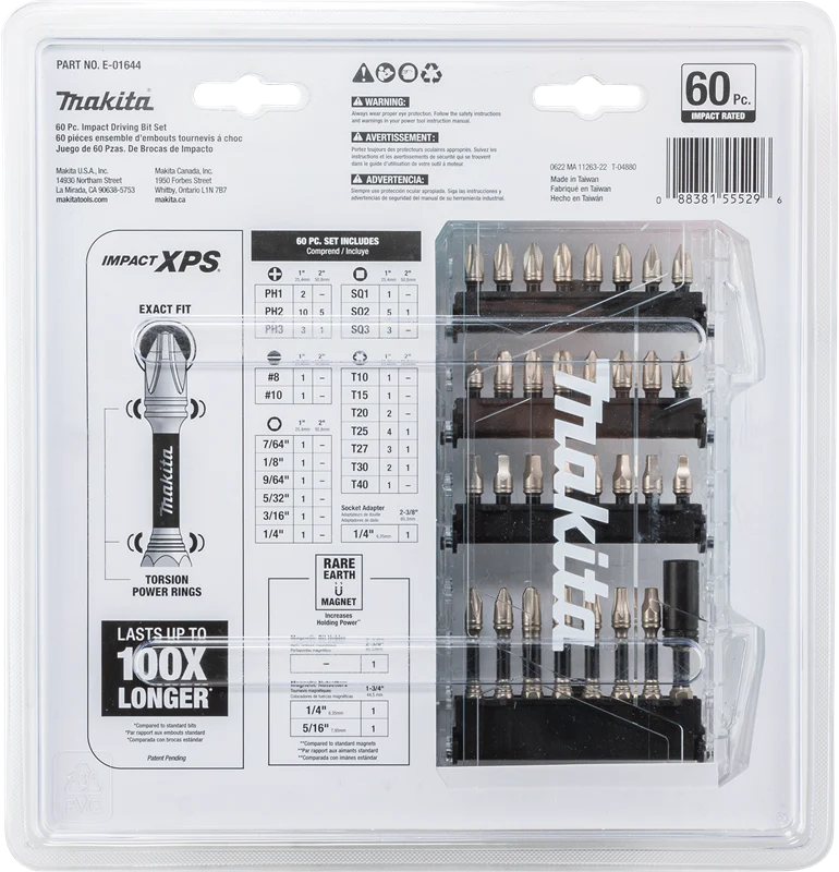 Makita Impact 60 PC. Bit Set - Image 4
