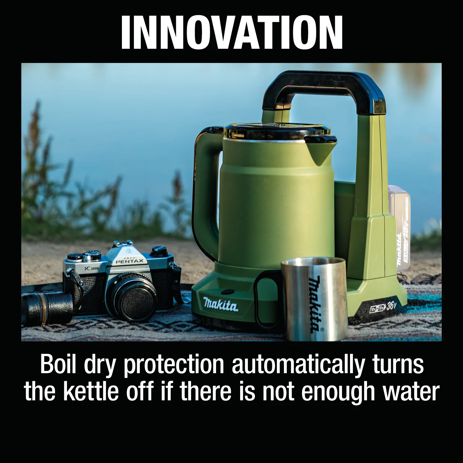 Makita Outdoor Adventure 36V Hot Water Kettle - Image 3