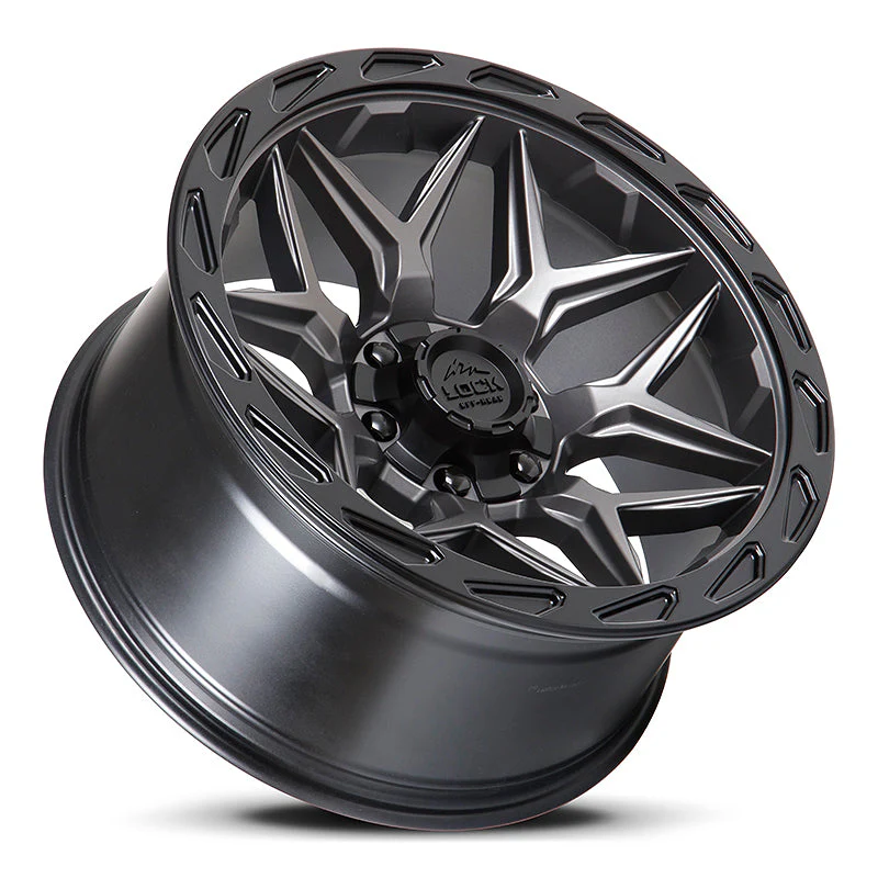 Lock Off-Road Wheels Matrix Matte Grey - Image 3
