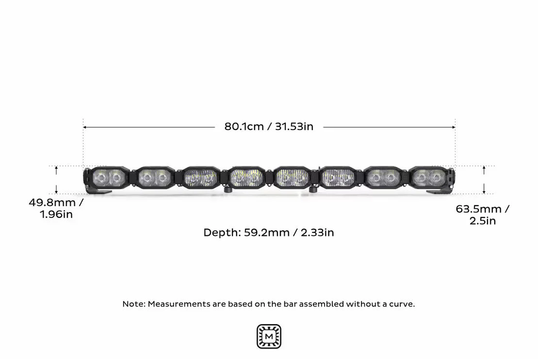 Morimoto 2Banger Bar: 8 Pod / 31.5" - Image 8