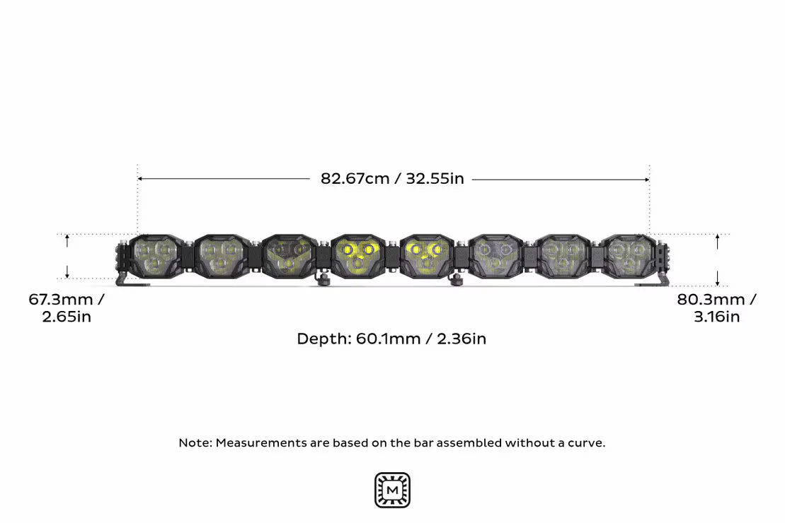 Morimoto 4Banger Bar: 8 Pod / 32.5" - Image 6