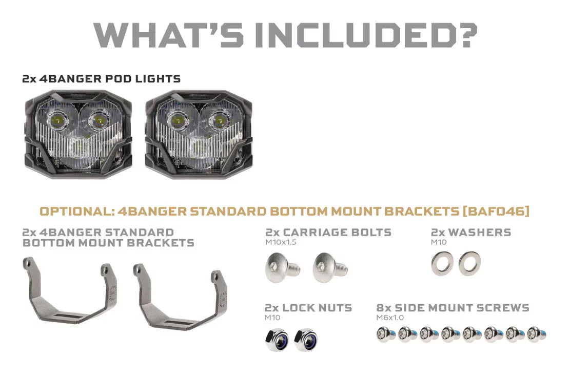 Morimoto 4Banger LED Pods: HXB Spot Beam - Image 4