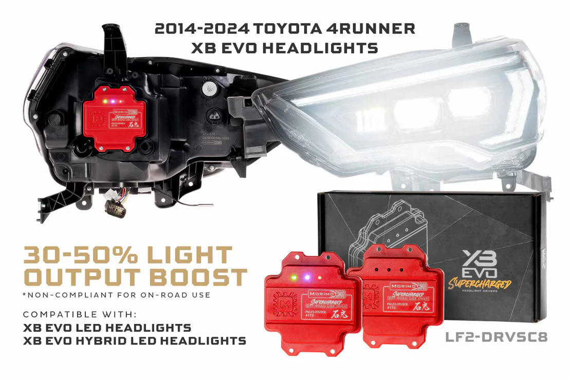 Morimoto XB EVO DUAL DRL Supercharger For 4Runner Headlights (2014-2024) - Image 8
