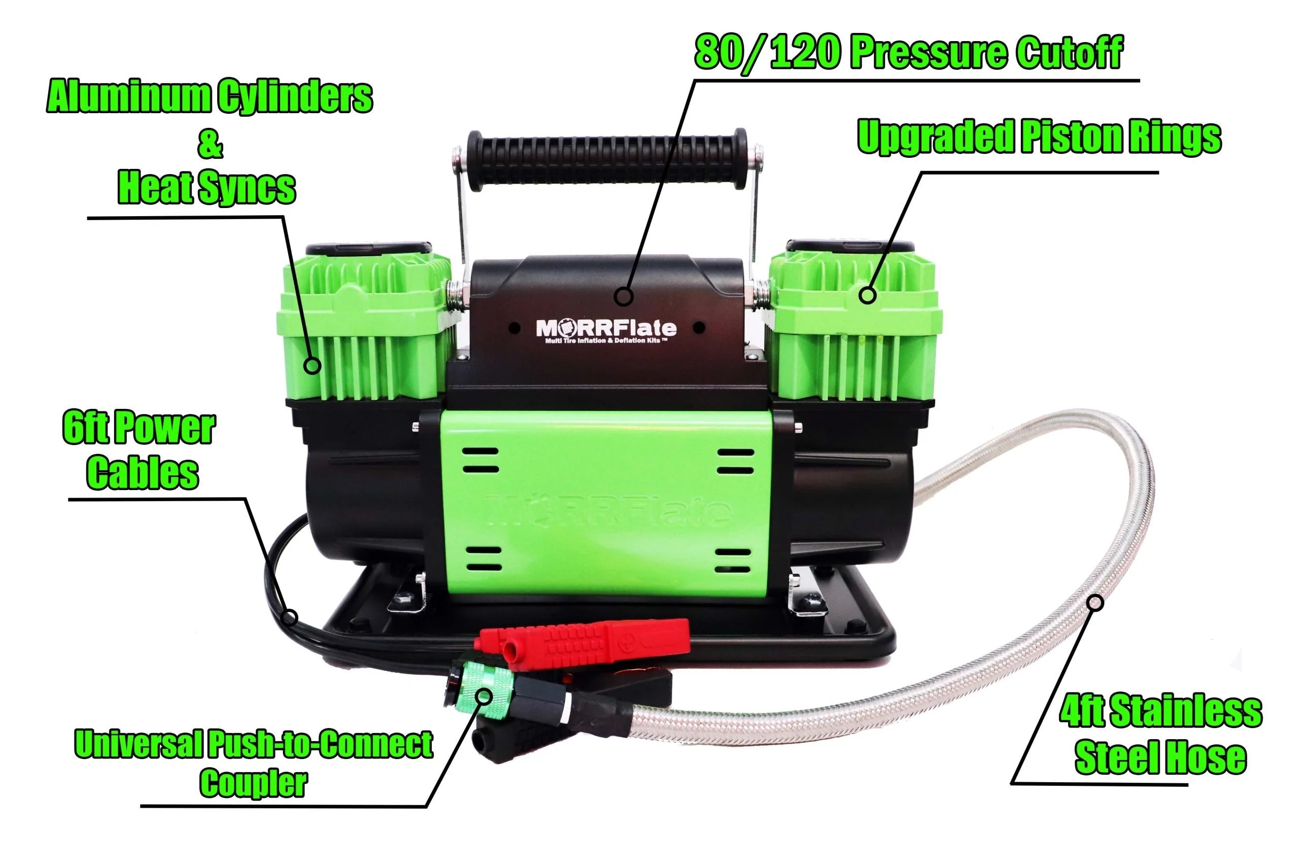 MORRFlate TenSix Portable 12V Offroad Air Compressor - Image 2