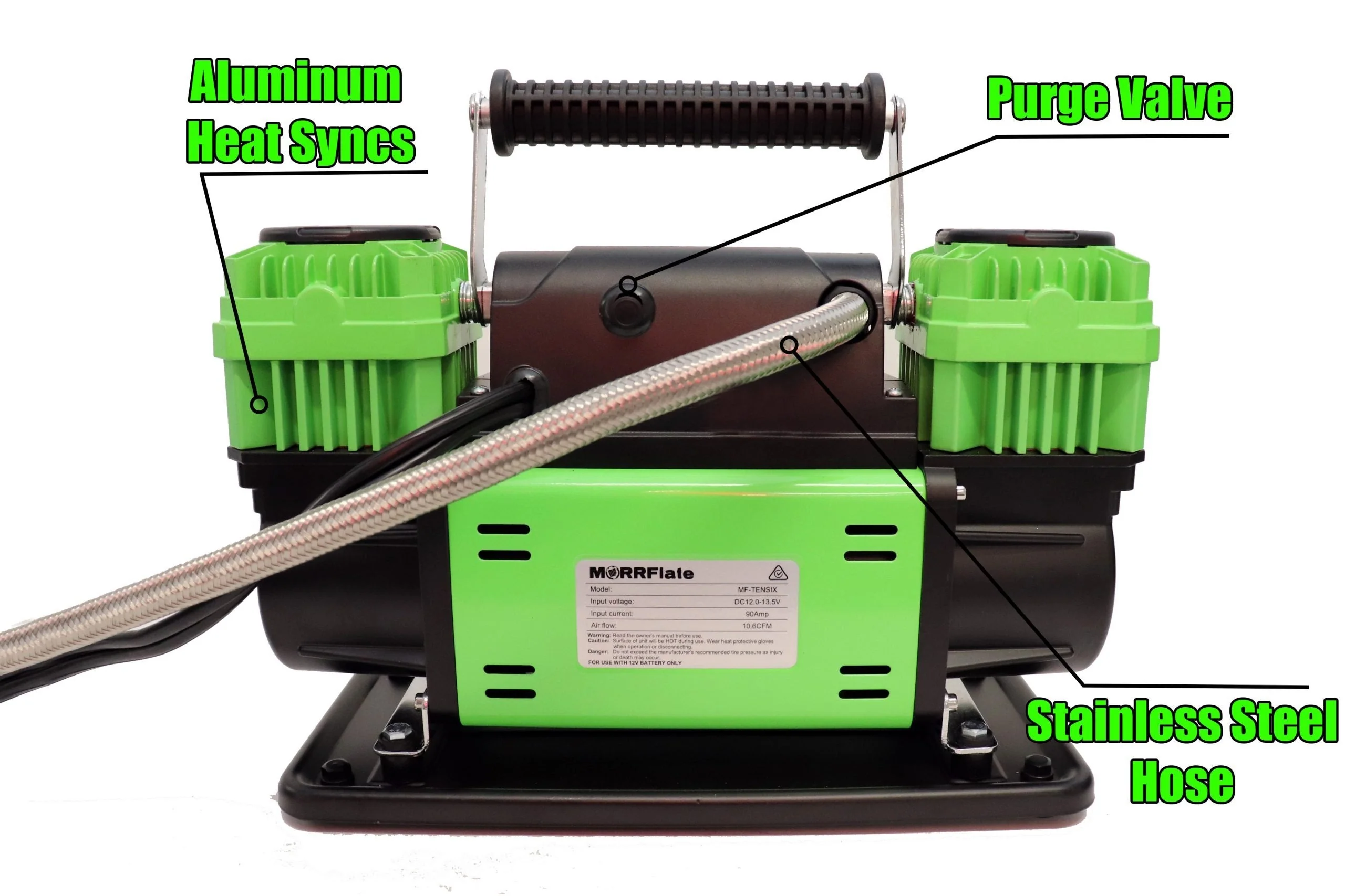 MORRFlate TenSix PSI Pro 12V Portable Compressor - Image 4