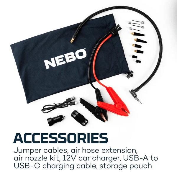 Nebo Assist Air Jump Starter 1500 Amp - Image 9