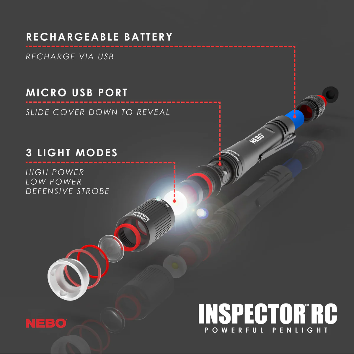 Nebo Inspector RC Penlight - Image 8