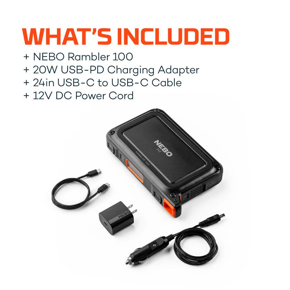 Nebo Rambler 100 Power Station - Image 9