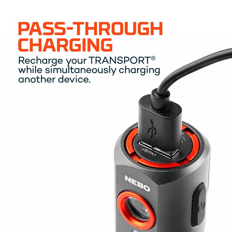 Nebo Transport 400 2-In-1 Car Charger & Flashlight - Image 6