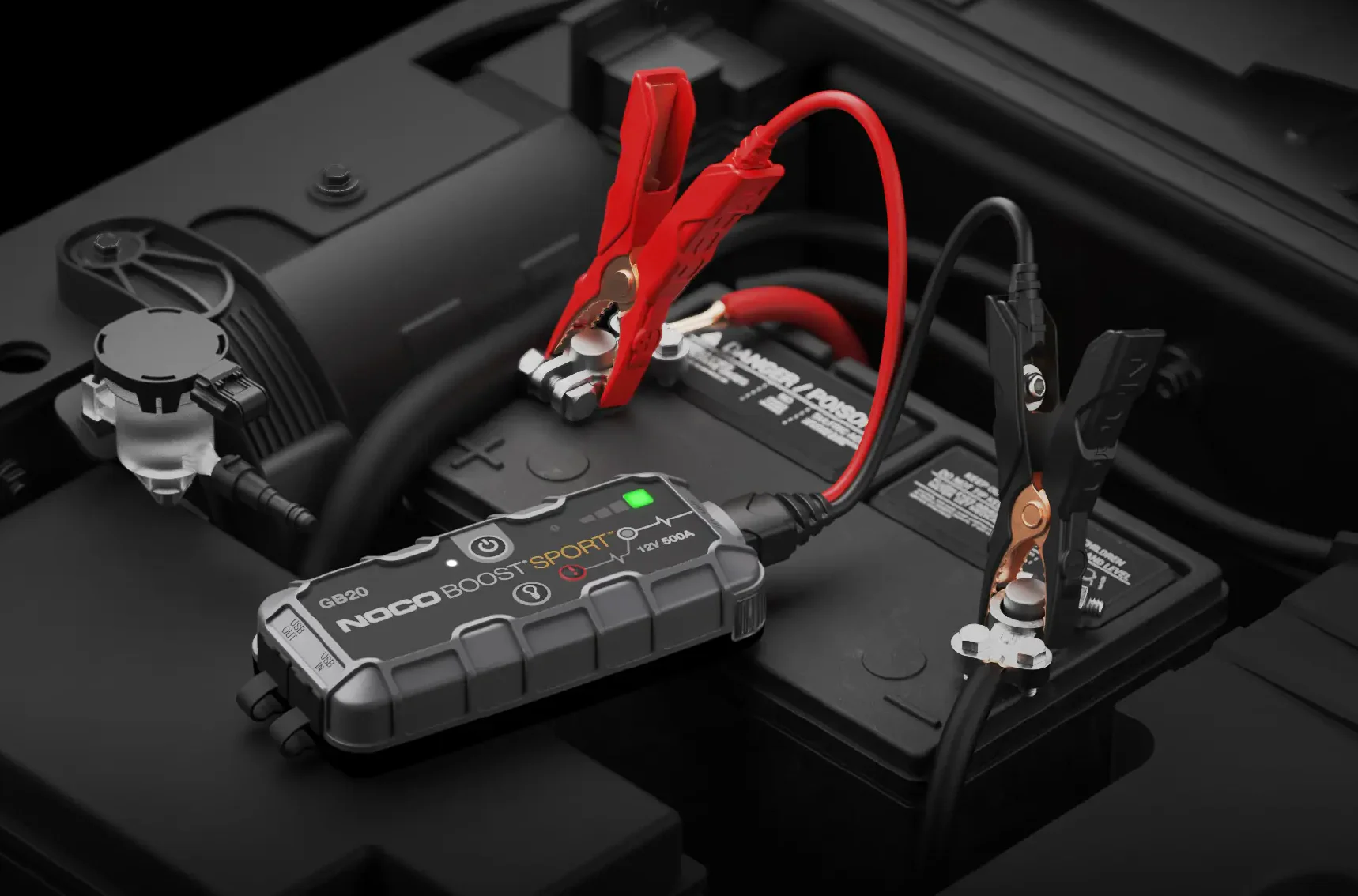Noco GB20 500A 12V Boost Sport UltraSafe Jump Starter - Image 2