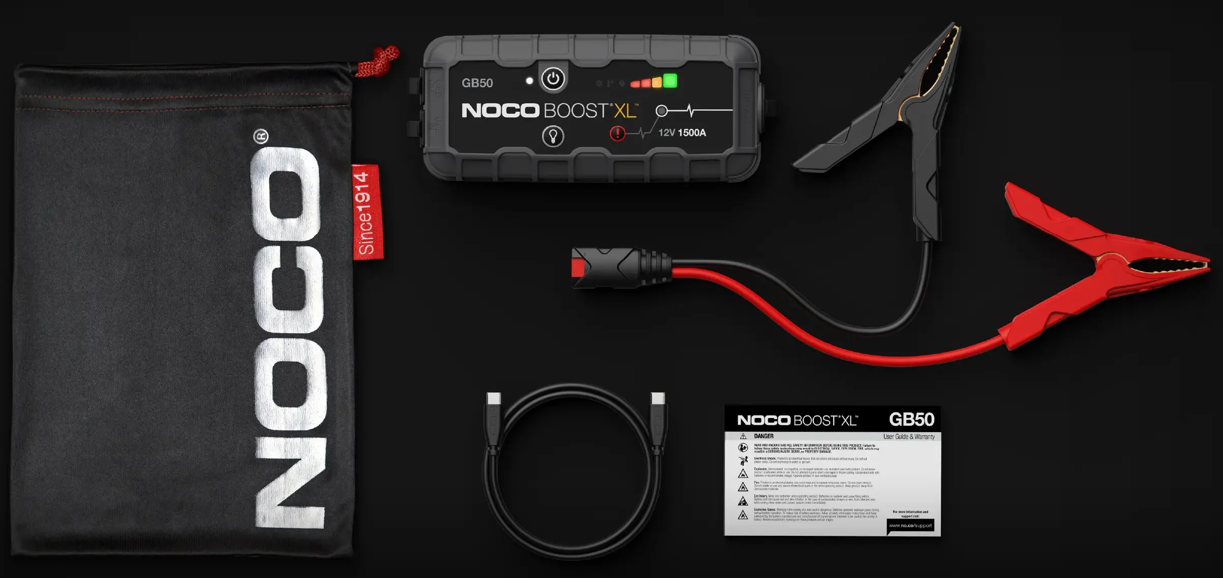 Noco GB50 1500A 12V Boost XL UltraSafe Jump Starter - Image 8