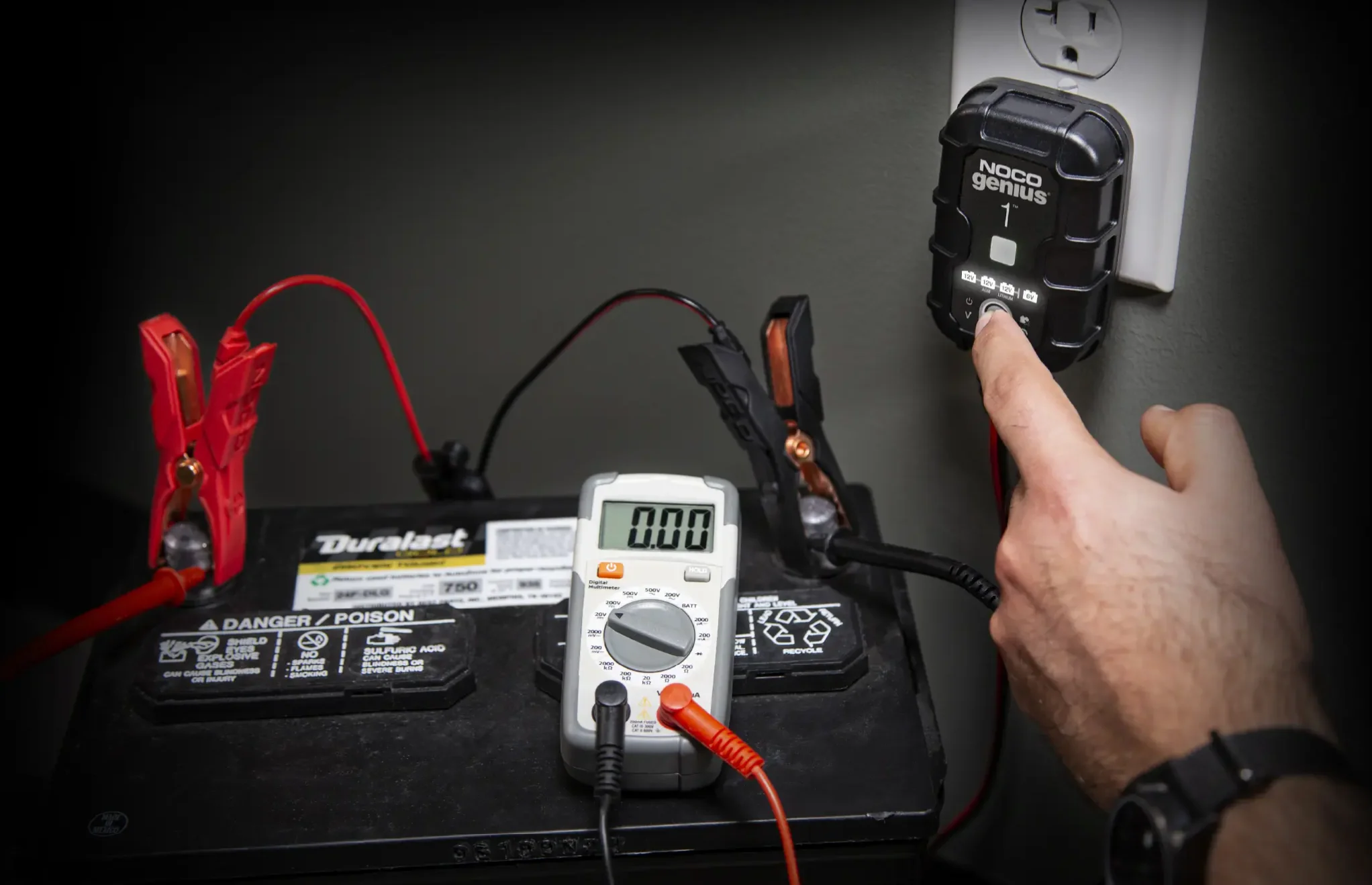 Noco GENIUS1 6V/12V 1A Smart Battery Charger - Image 6