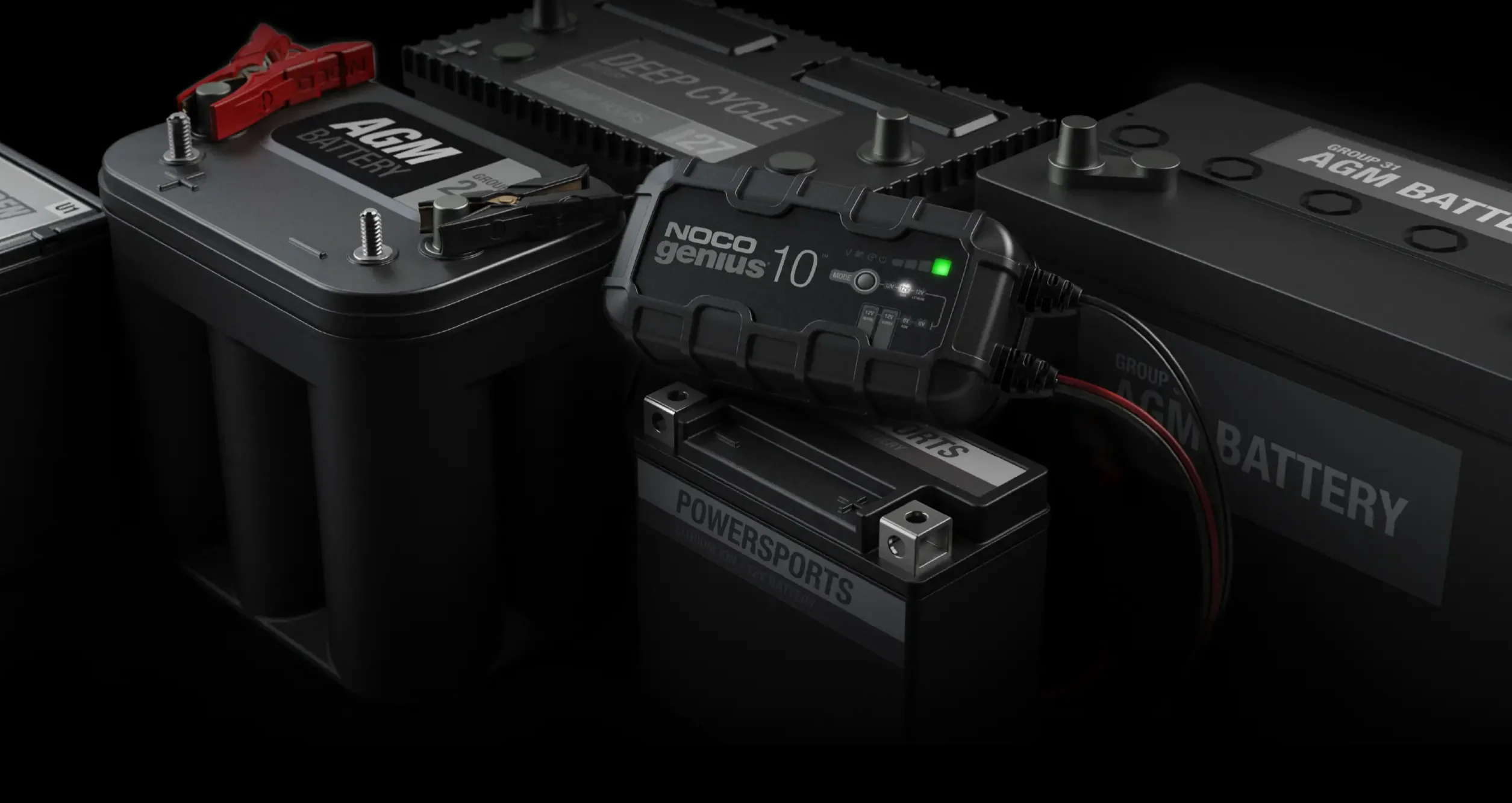Noco GENIUS10 6V/12V 10A Smart Battery Charger - Image 4
