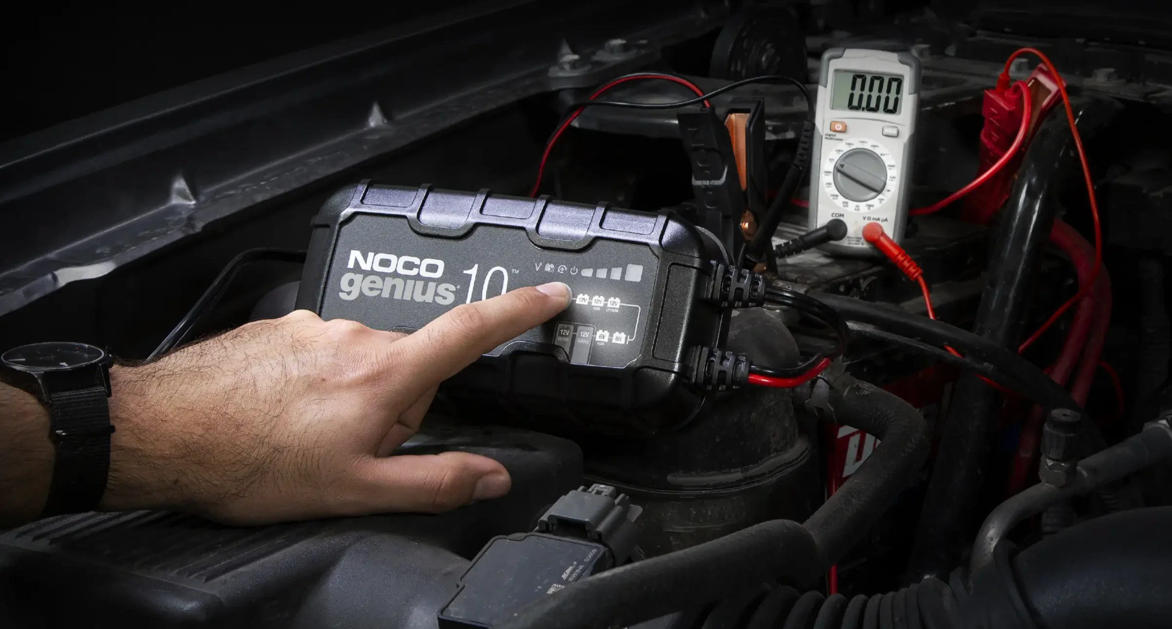 Noco GENIUS10 6V/12V 10A Smart Battery Charger - Image 6