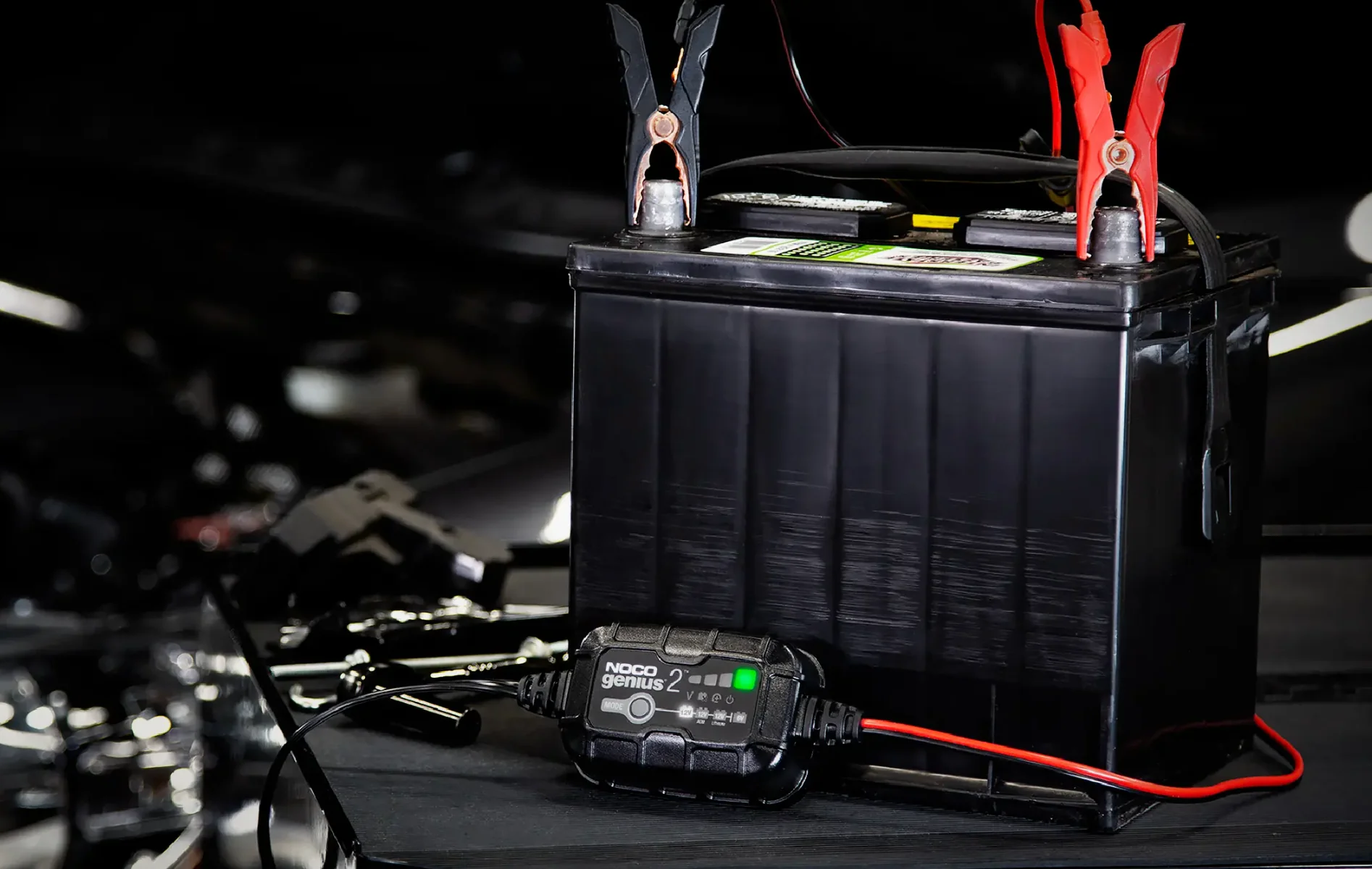 Noco GENIUS2 6V/12V 2A Smart Battery Charger - Image 7