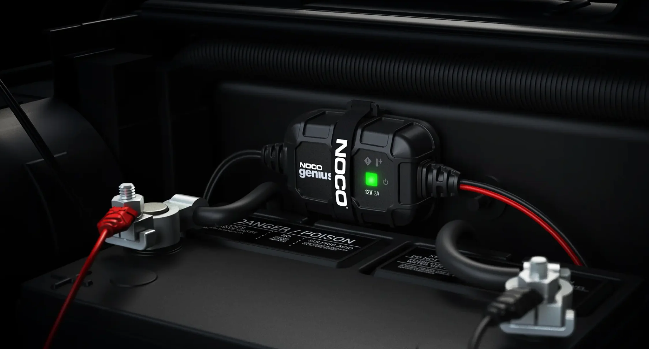 Noco GENIUS2D 12V 2A Direct-Mount Battery Charger - Image 3