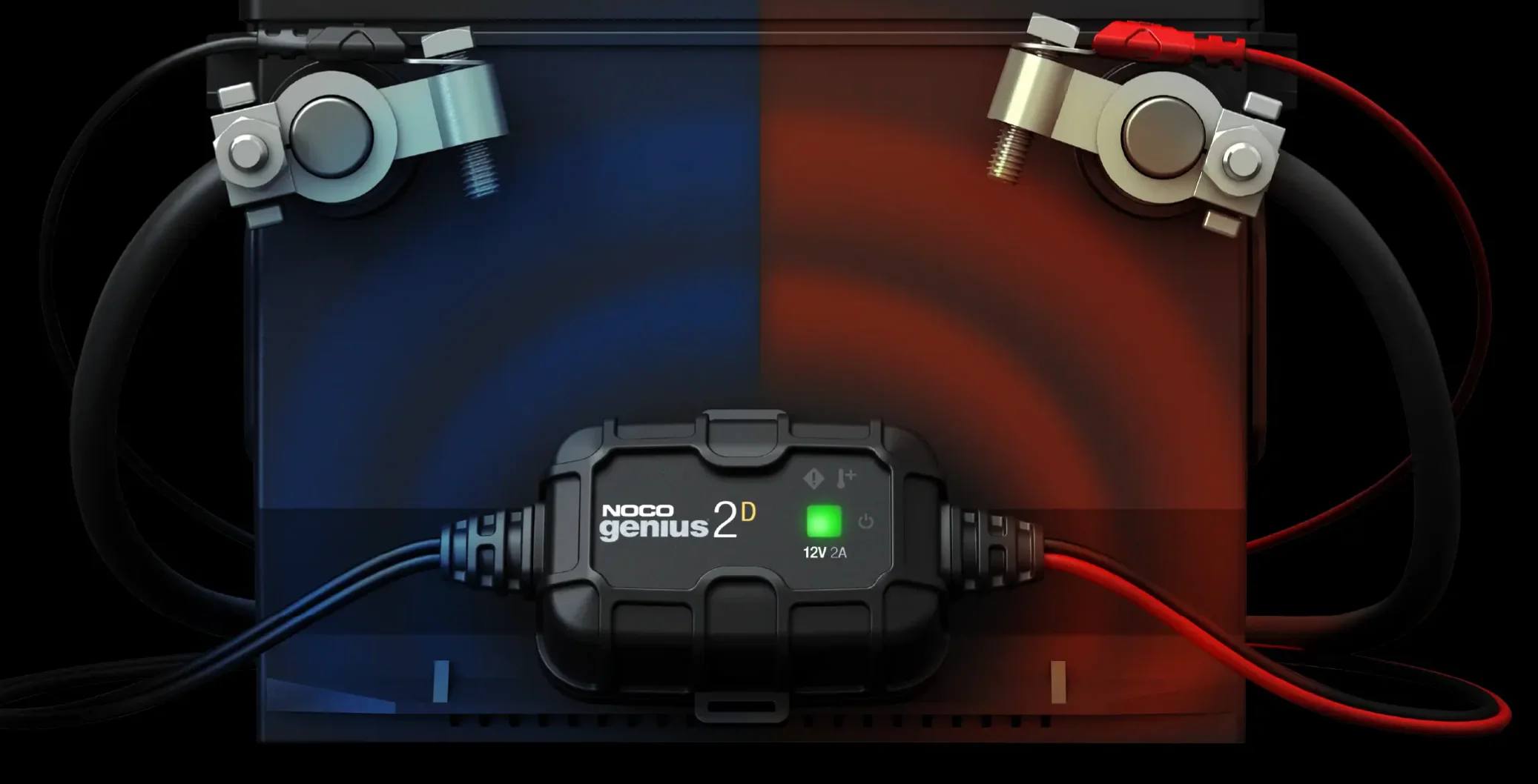 Noco GENIUS2D 12V 2A Direct-Mount Battery Charger - Image 6