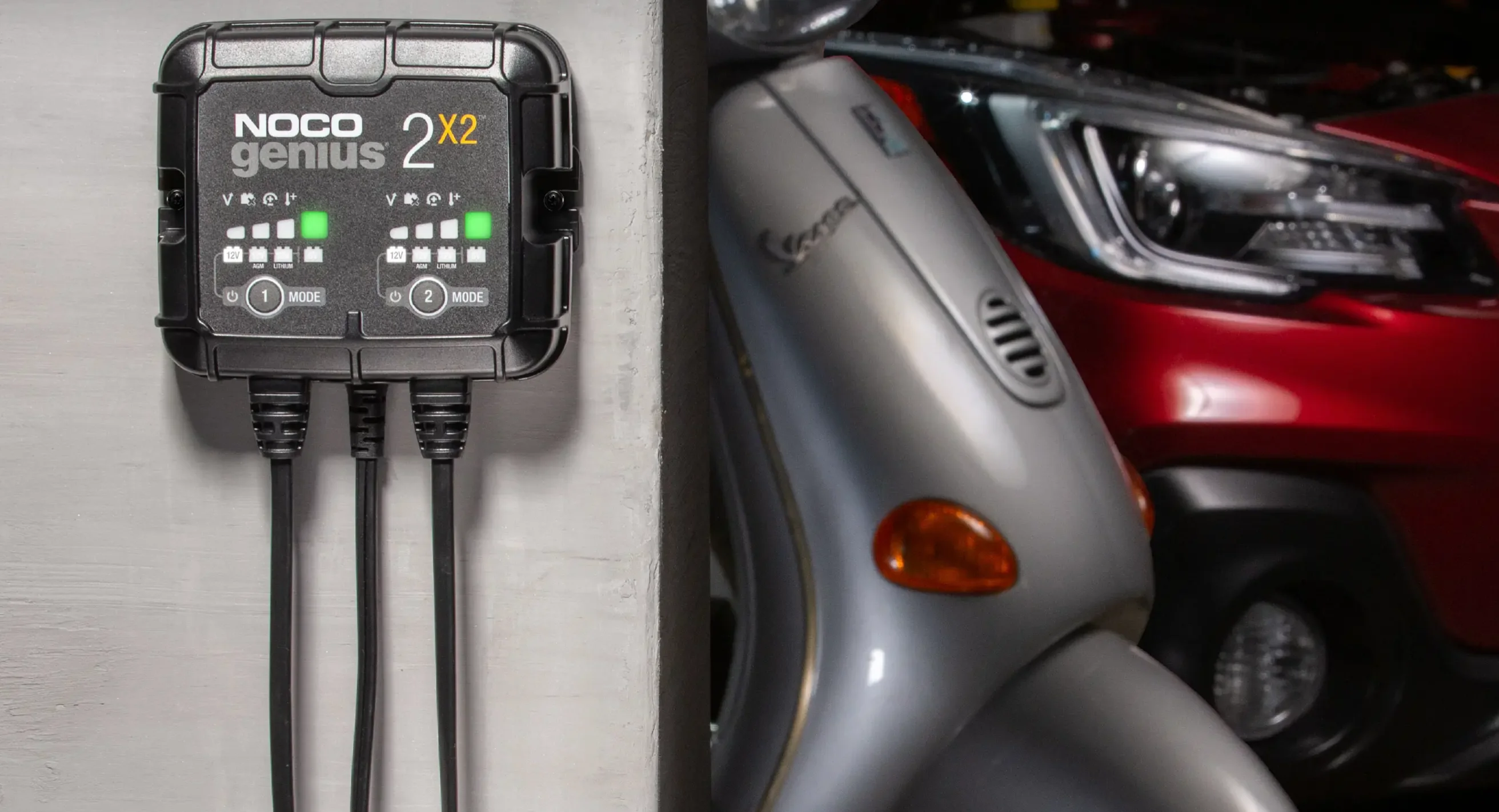 Noco GENIUS2X2 6V/12V 2-Bank 4A Smart Battery Charger - Image 9