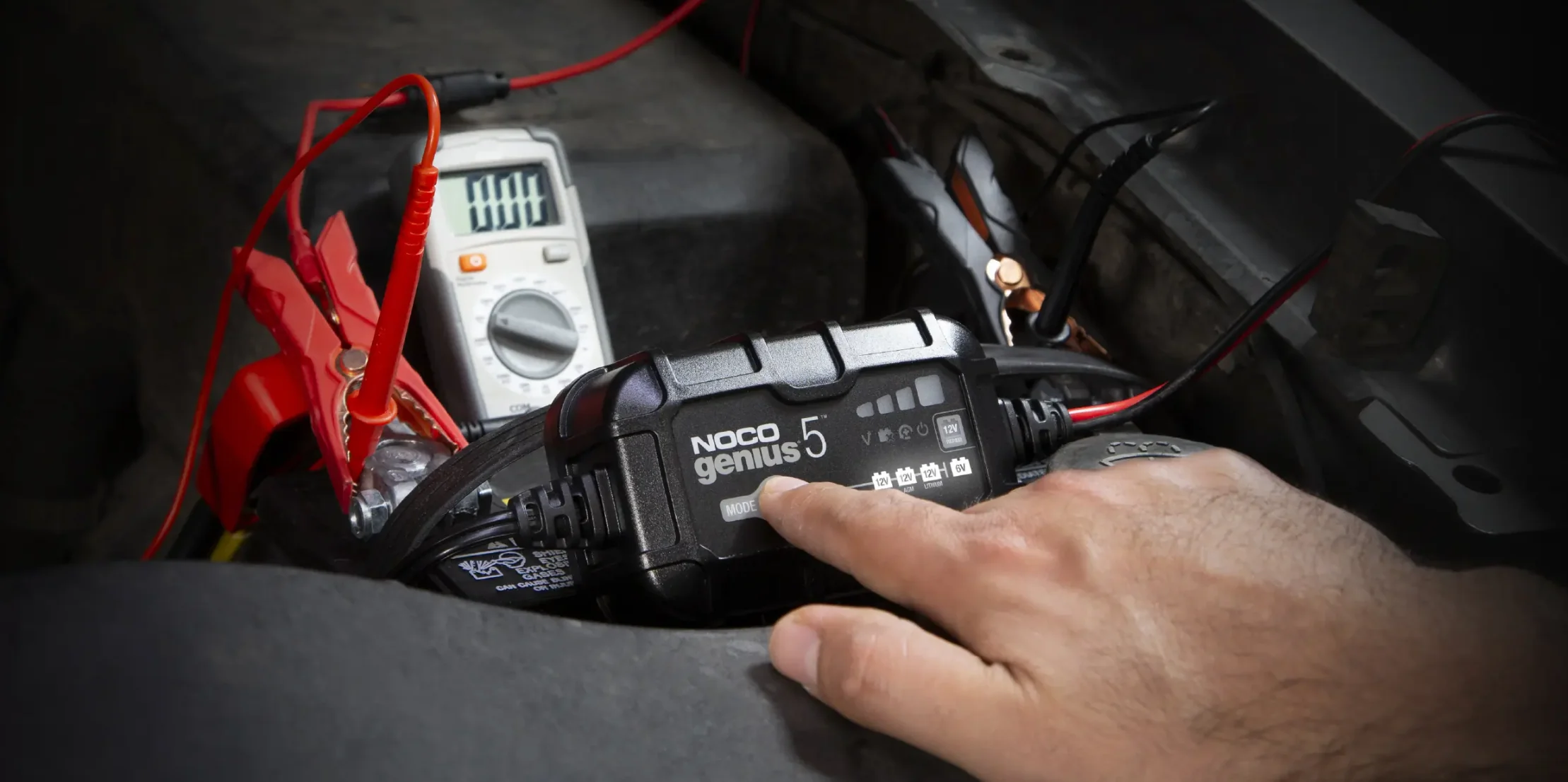 Noco GENIUS5 6V/12V 5A Smart Battery Charger - Image 6