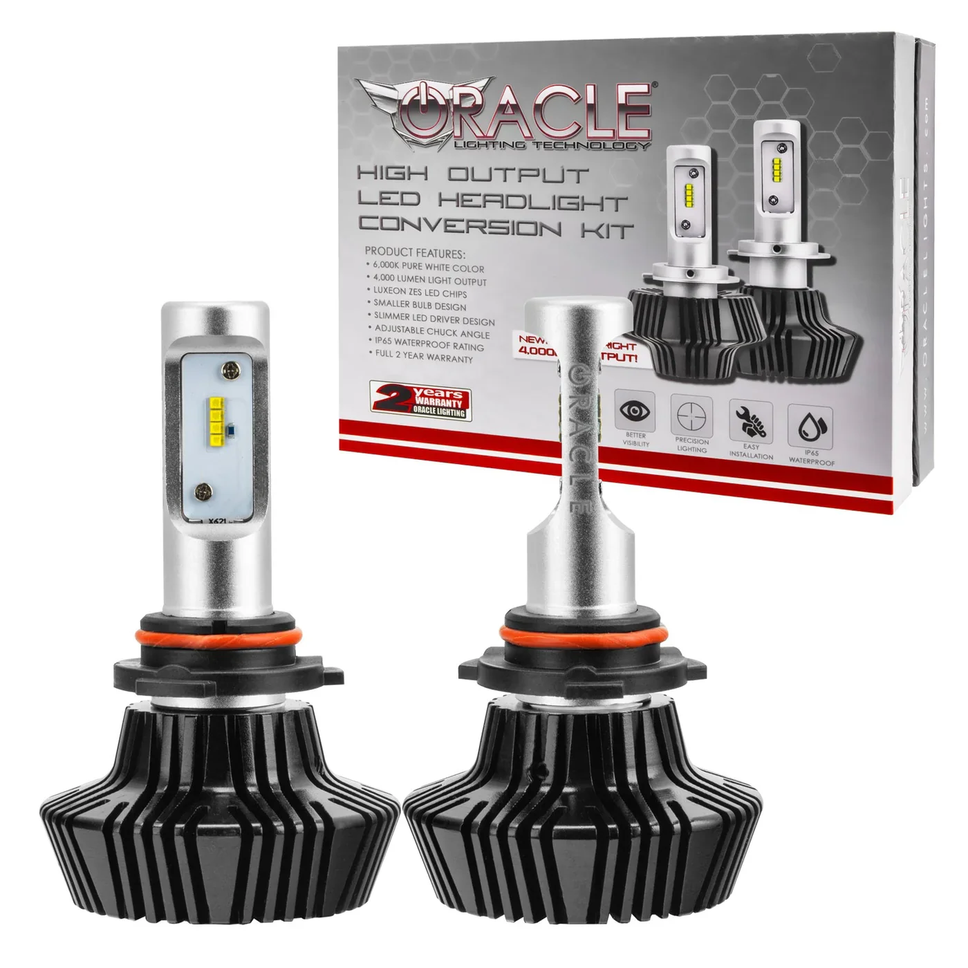 Oracle Lighting 9006 - 4,000+ Lumen Led Light Bulb Conversion Kit (Fog Light) - Image 2