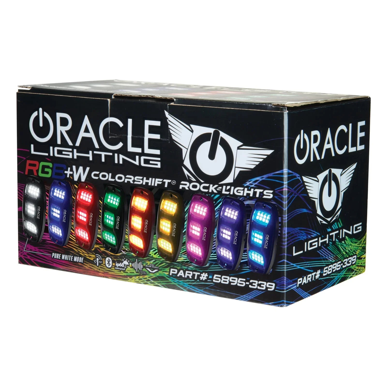 Oracle Lighting Colorshift RGB+W Underbody Wheel Well Rock Light Kit - Image 5