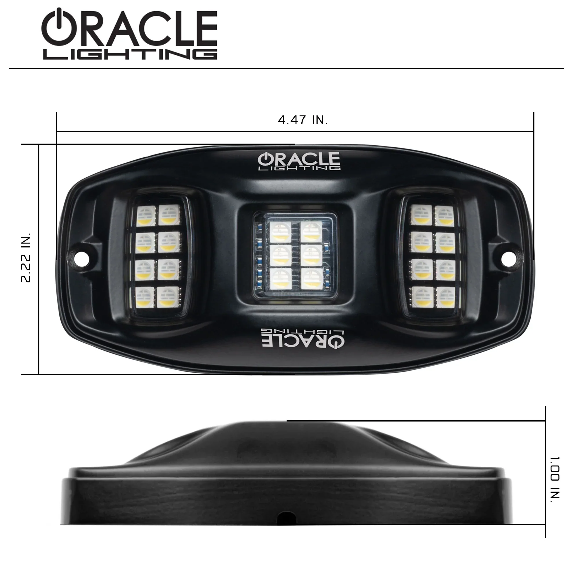 Oracle Lighting Colorshift RGB+W Underbody Wheel Well Rock Light Kit - Image 6