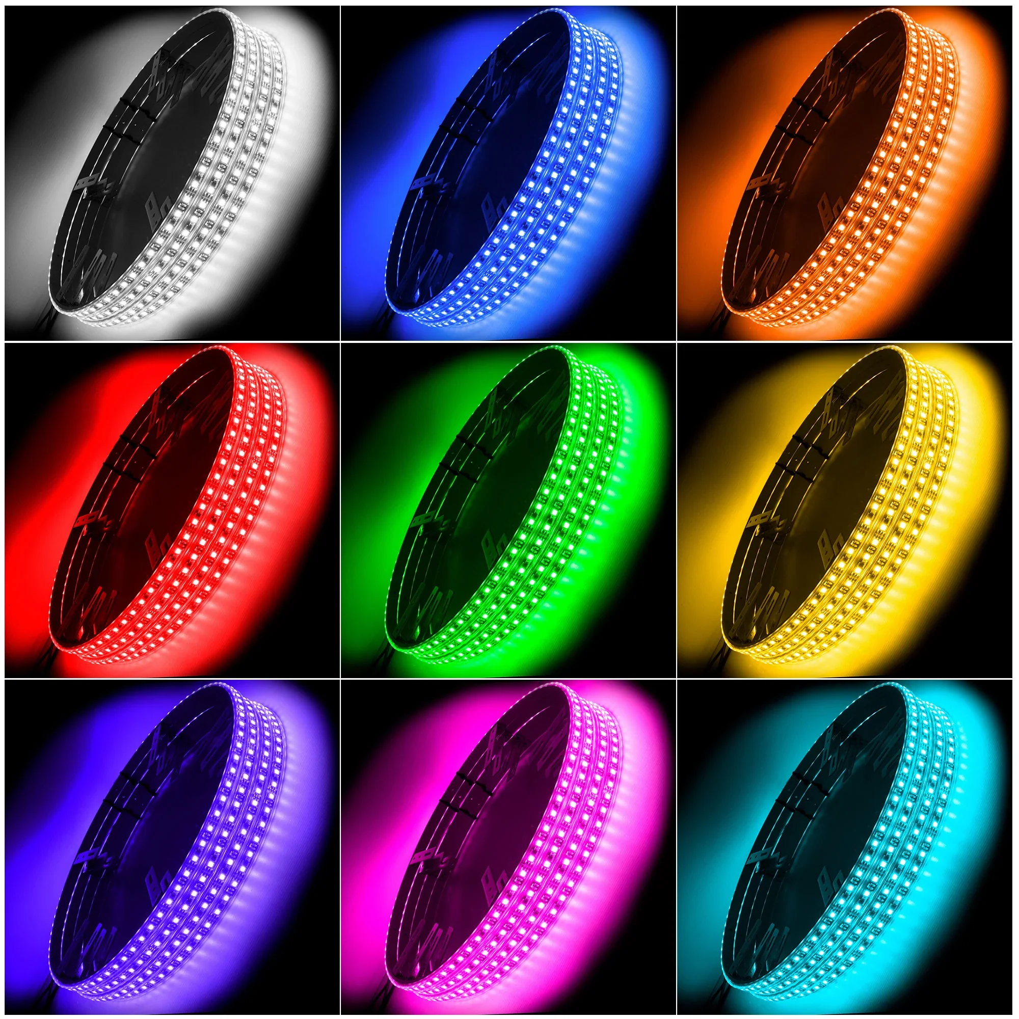 Oracle Lighting LED Illuminated Wheel Rings - Colorshift - Image 7