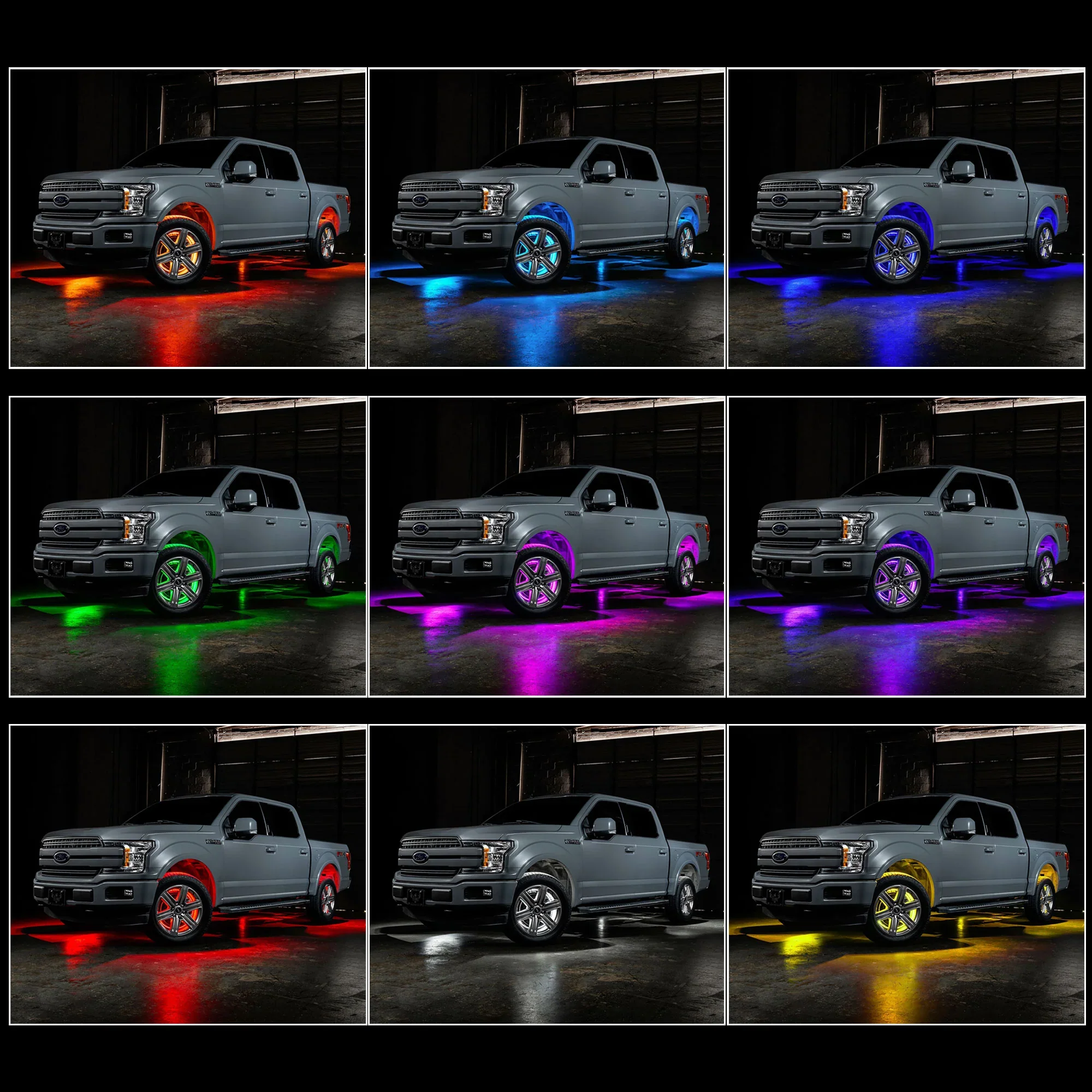 Oracle Lighting LED Illuminated Wheel Rings - Colorshift RGB+W - Image 4