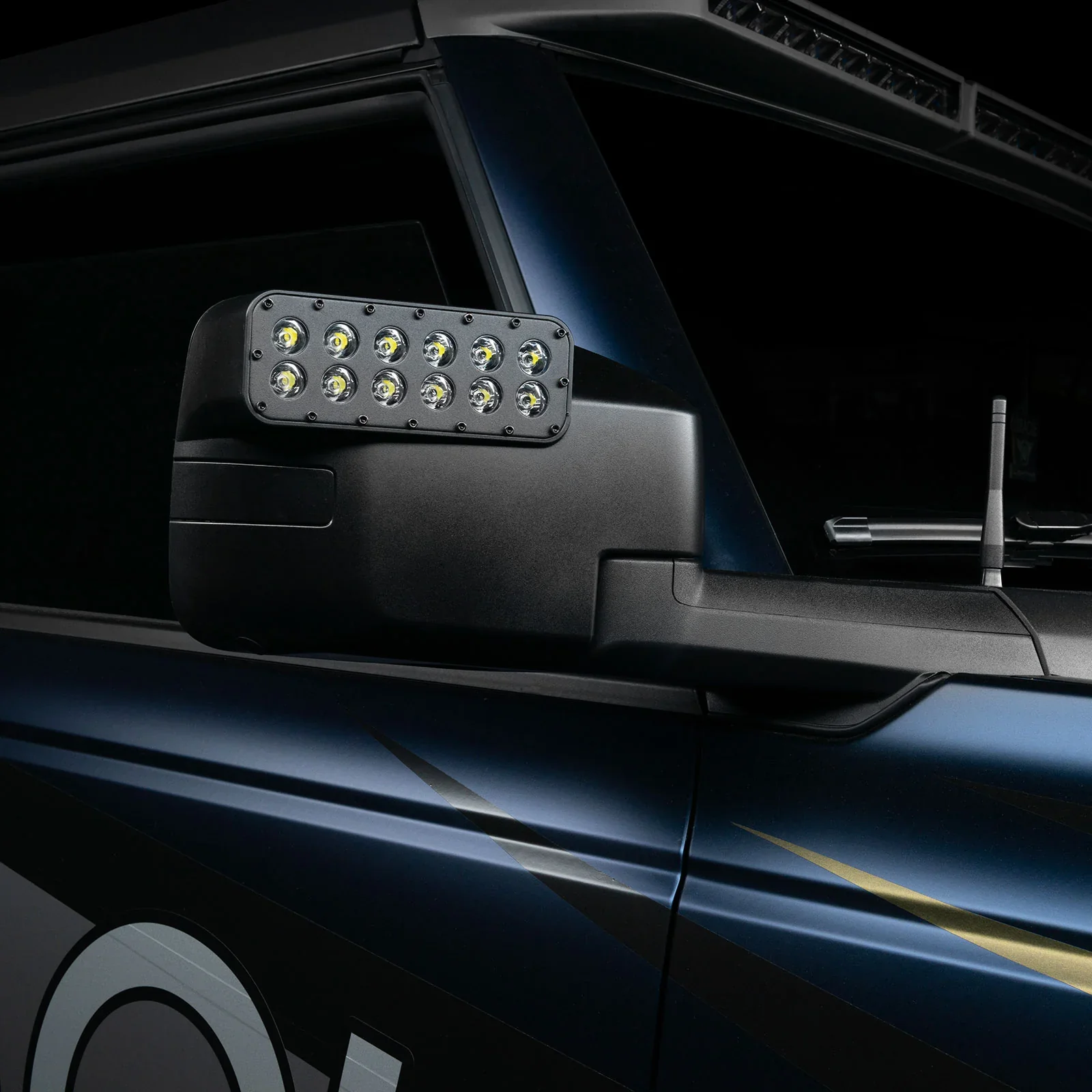 Oracle Lighting Magnetic Light Bar Cover For Led Side Mirrors (Pair) - Image 6