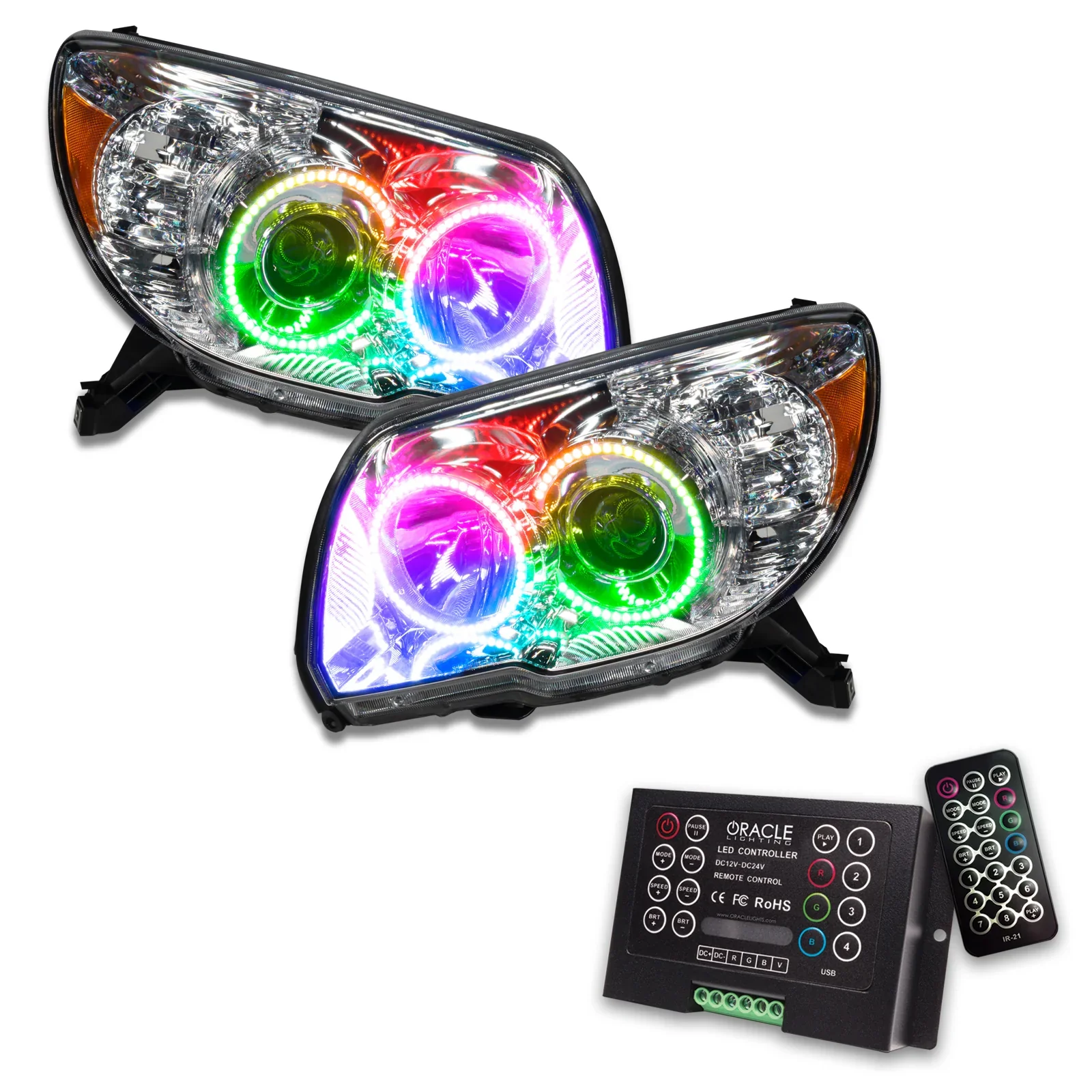 Oracle Lighting Pre-Assembled Halo Headlights Non HID For 4Runner (2006-2009) - Image 11