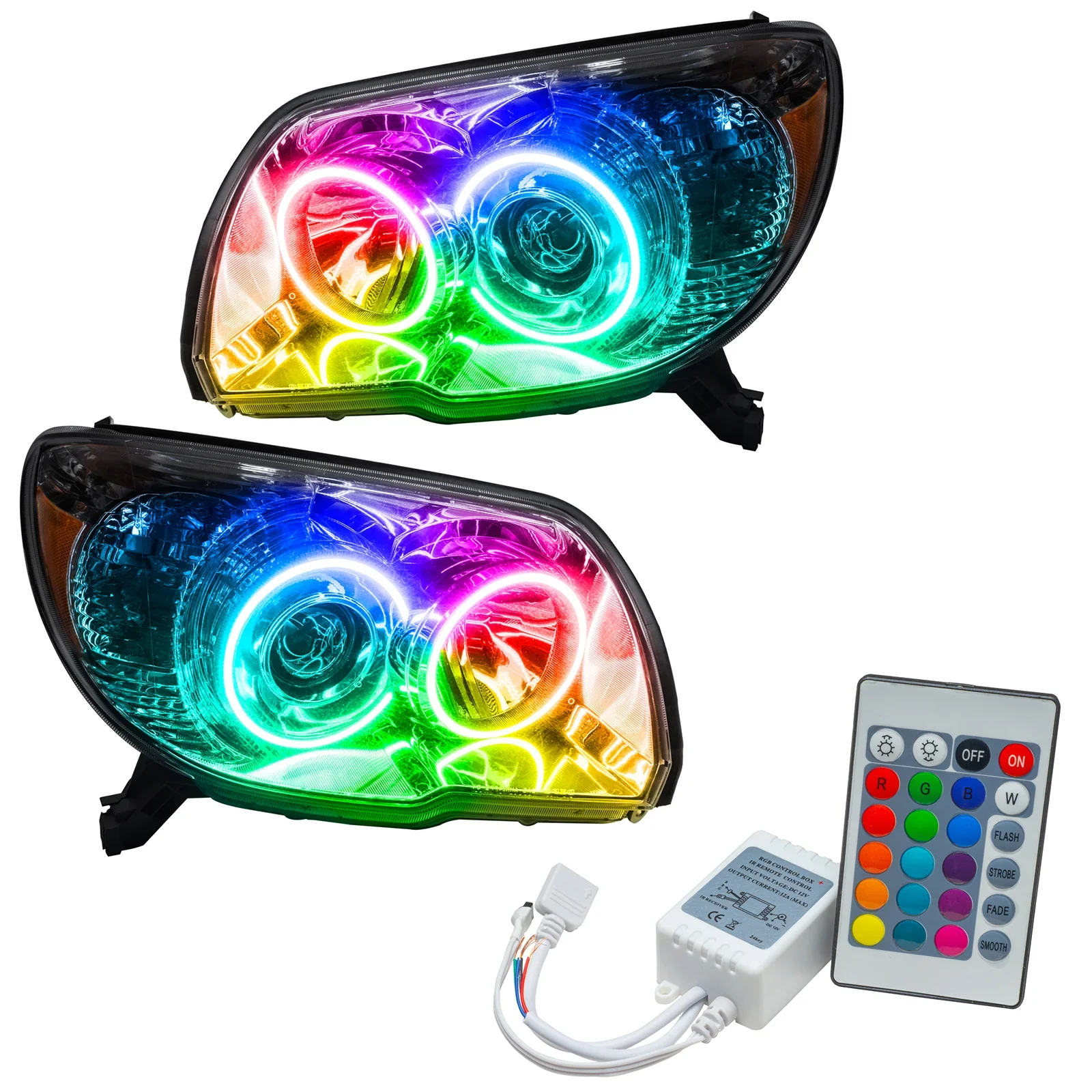 Oracle Lighting Sport Pre-Assembled Halo Headlights For 4Runner (2006-2009) - Image 5
