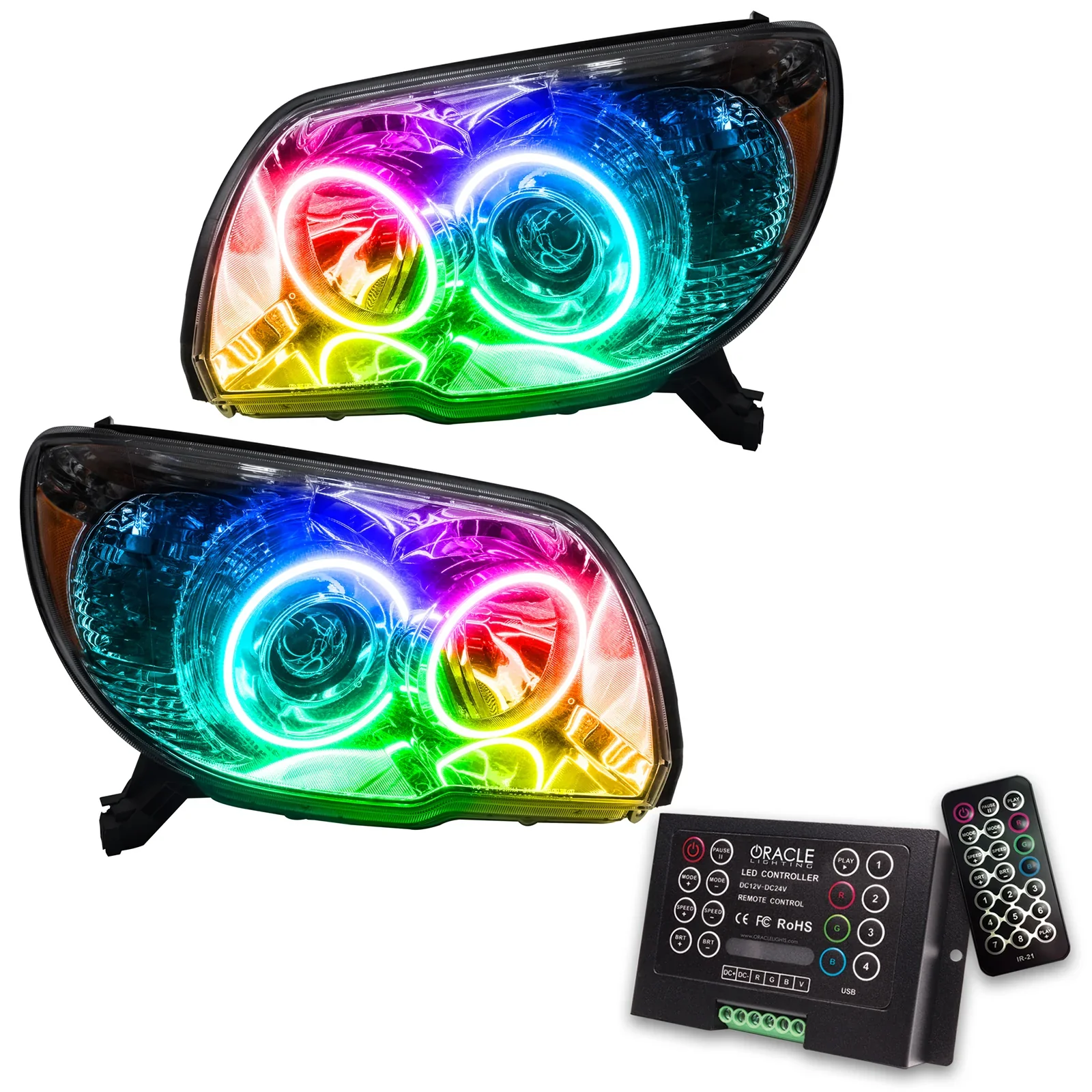 Oracle Lighting Sport Pre-Assembled Halo Headlights For 4Runner (2006-2009) - Image 7