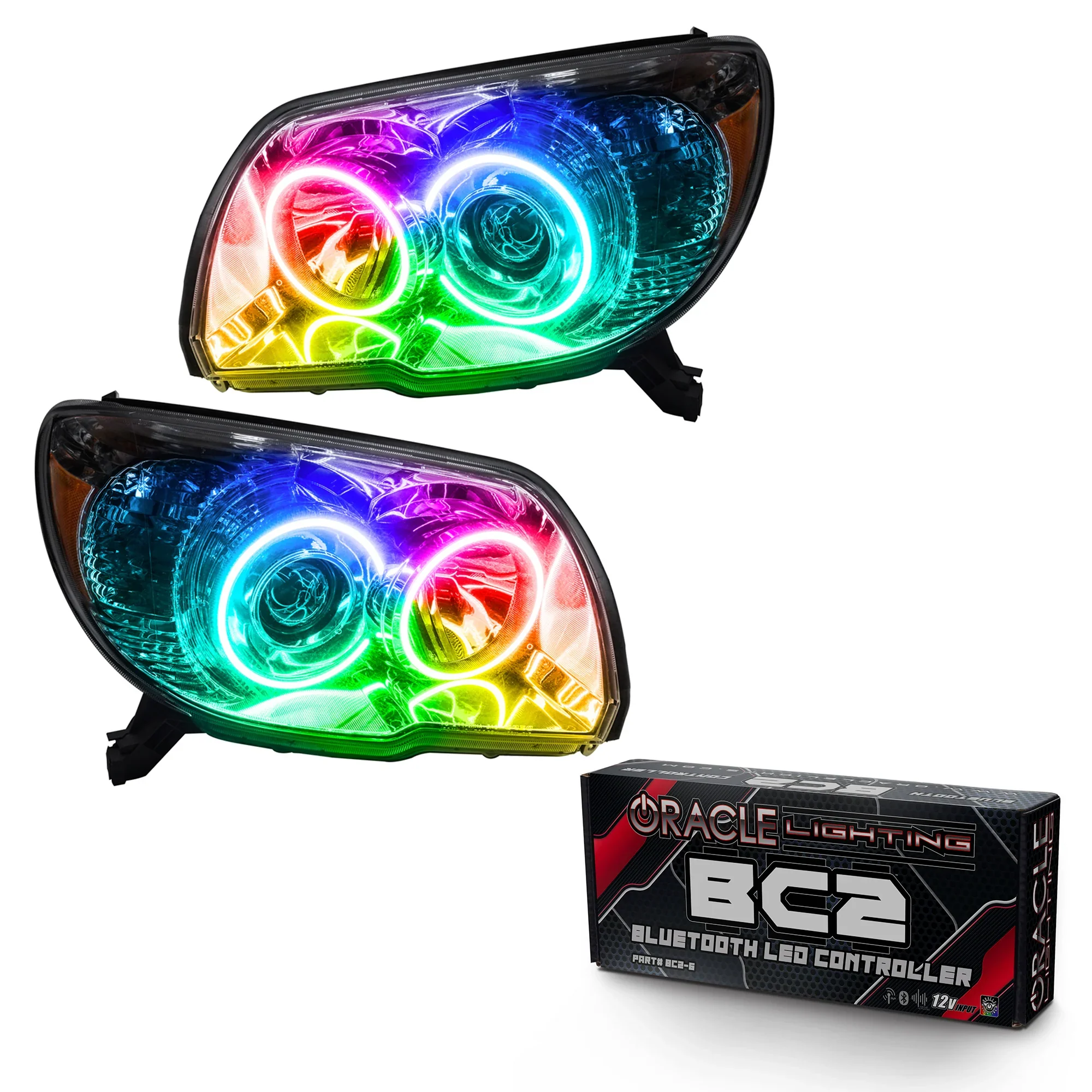 Oracle Lighting Sport Pre-Assembled Halo Headlights For 4Runner (2006-2009) - Image 8