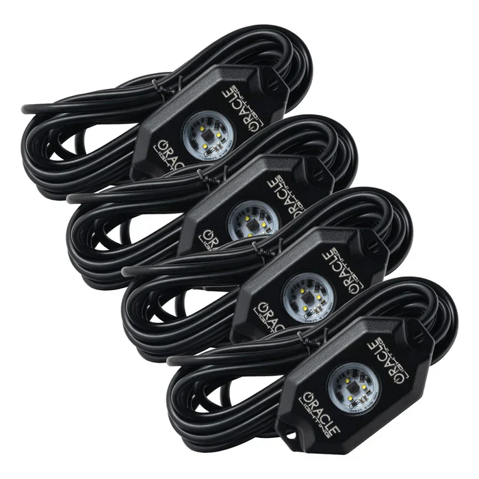 Oracle Lighting White Underbody Wheel Well Rock Light Kit - 4 Piece - Image 2
