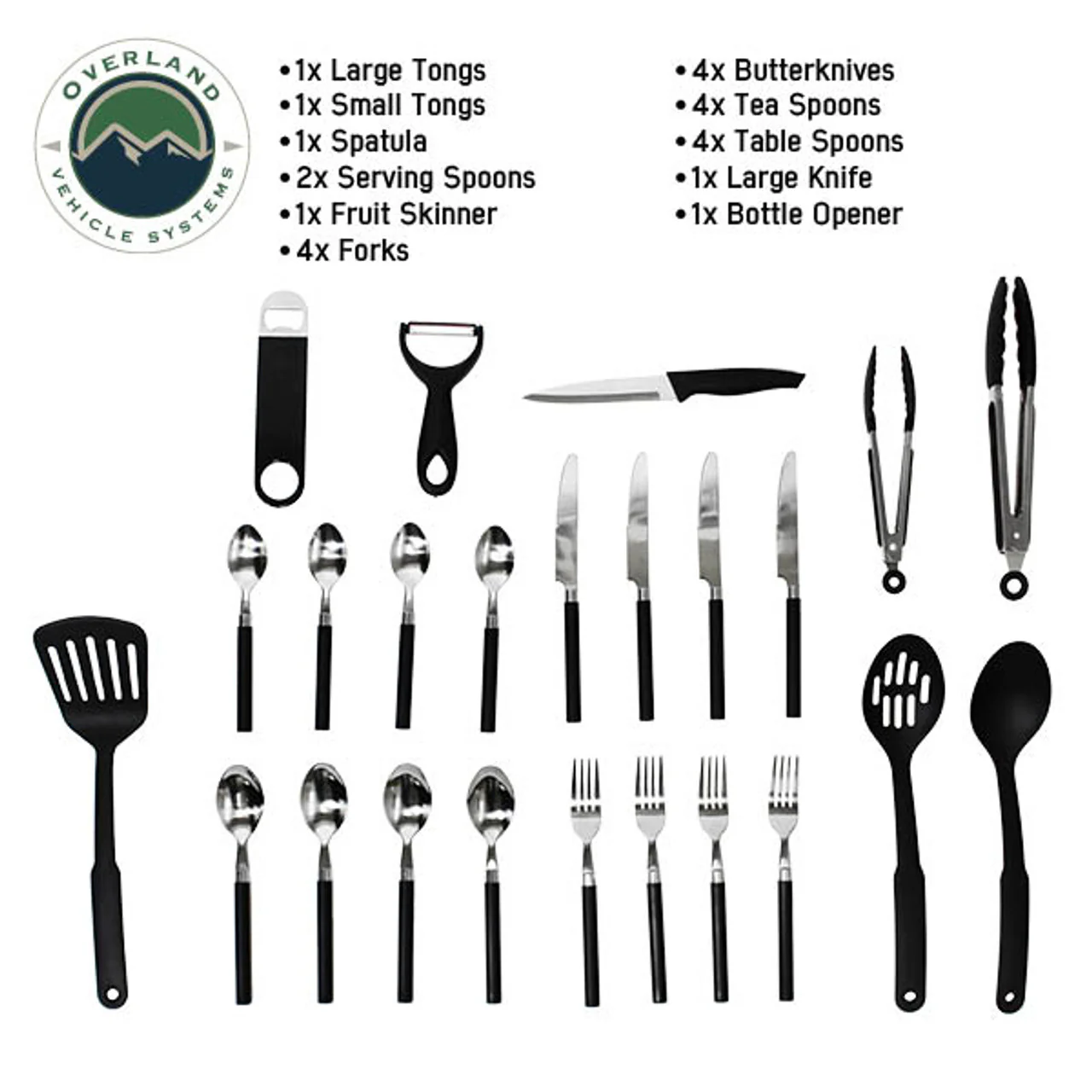 Overland Vehicle Systems 24 Piece Cooking And Utensil Kit - Image 7