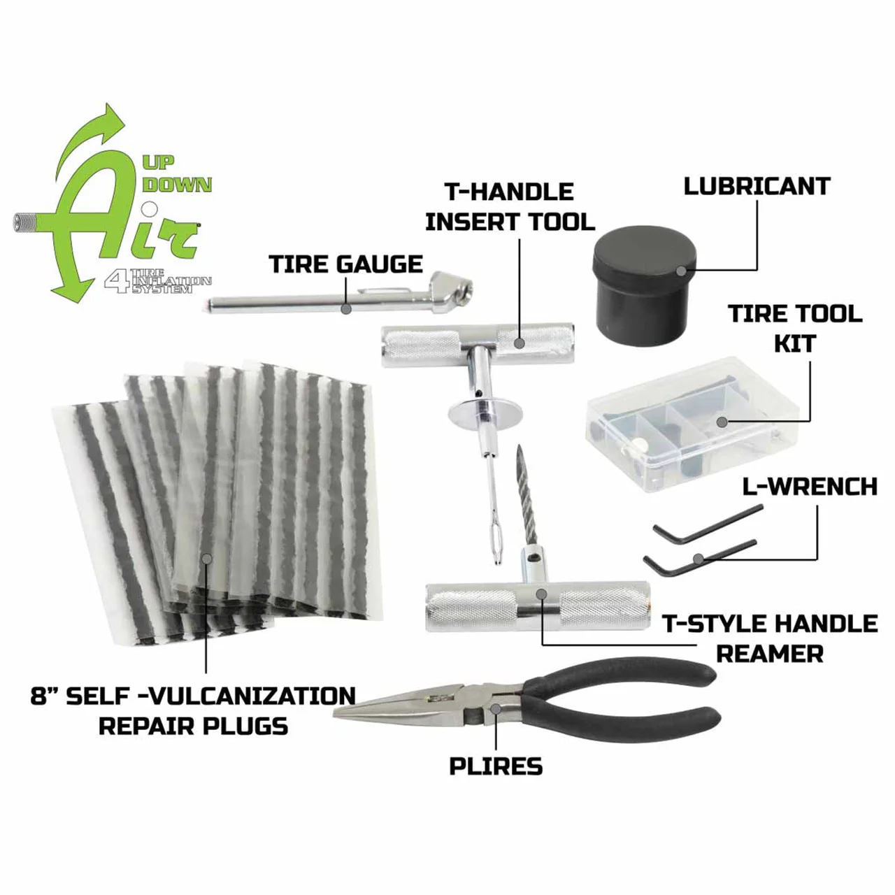 Overland Vehicle Systems 53 Piece Tire Plug Repair Kit - Image 2